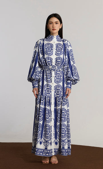 BLANCA DRESS - BLUE