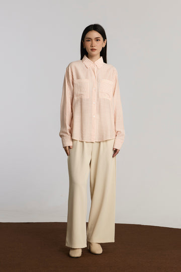 ASHA CASUAL TOP - PEACH