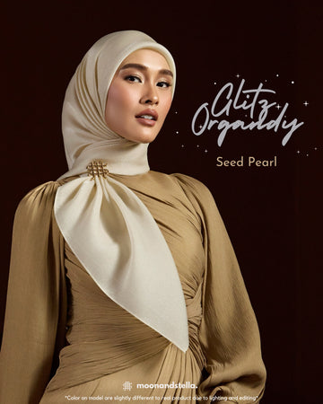 GLITZ ORGANDY - SEED PEARL
