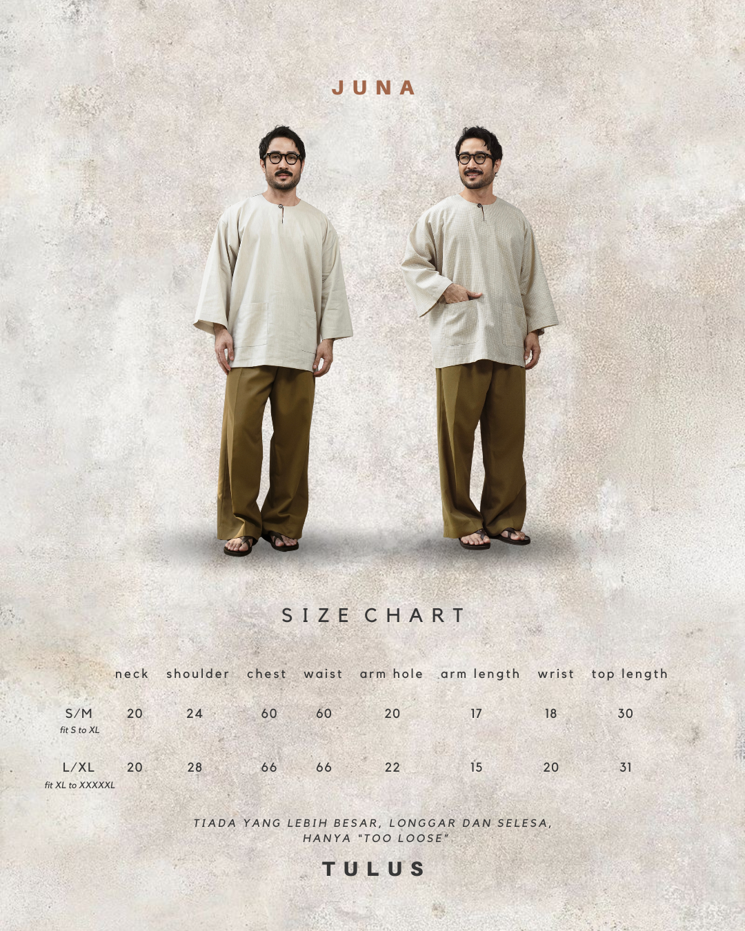 TULUS JUNA - CHALK BEIGE
