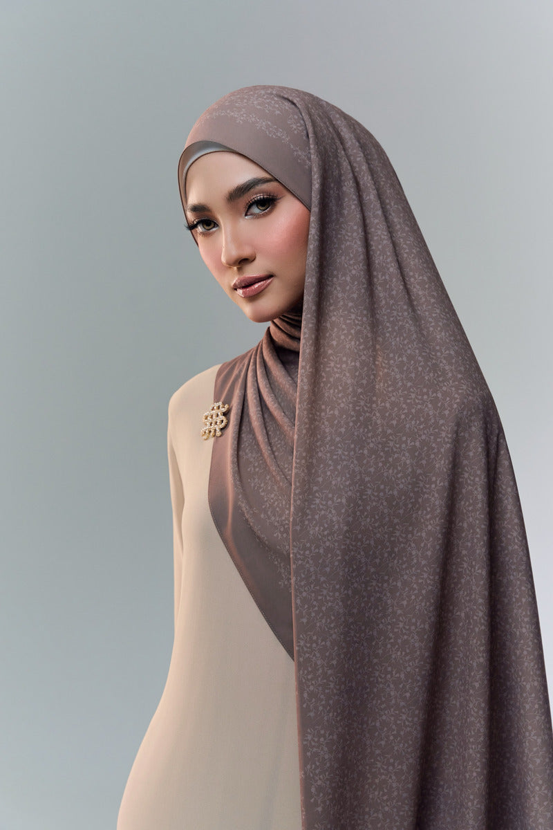 BAE CHIC SHAWL - ANTIQUE BROWN