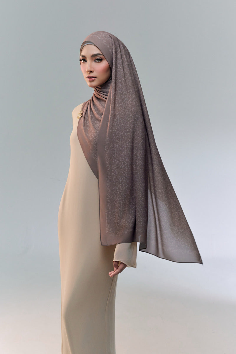BAE CHIC SHAWL - ANTIQUE BROWN