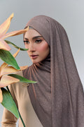 BAE CHIC SHAWL - ANTIQUE BROWN