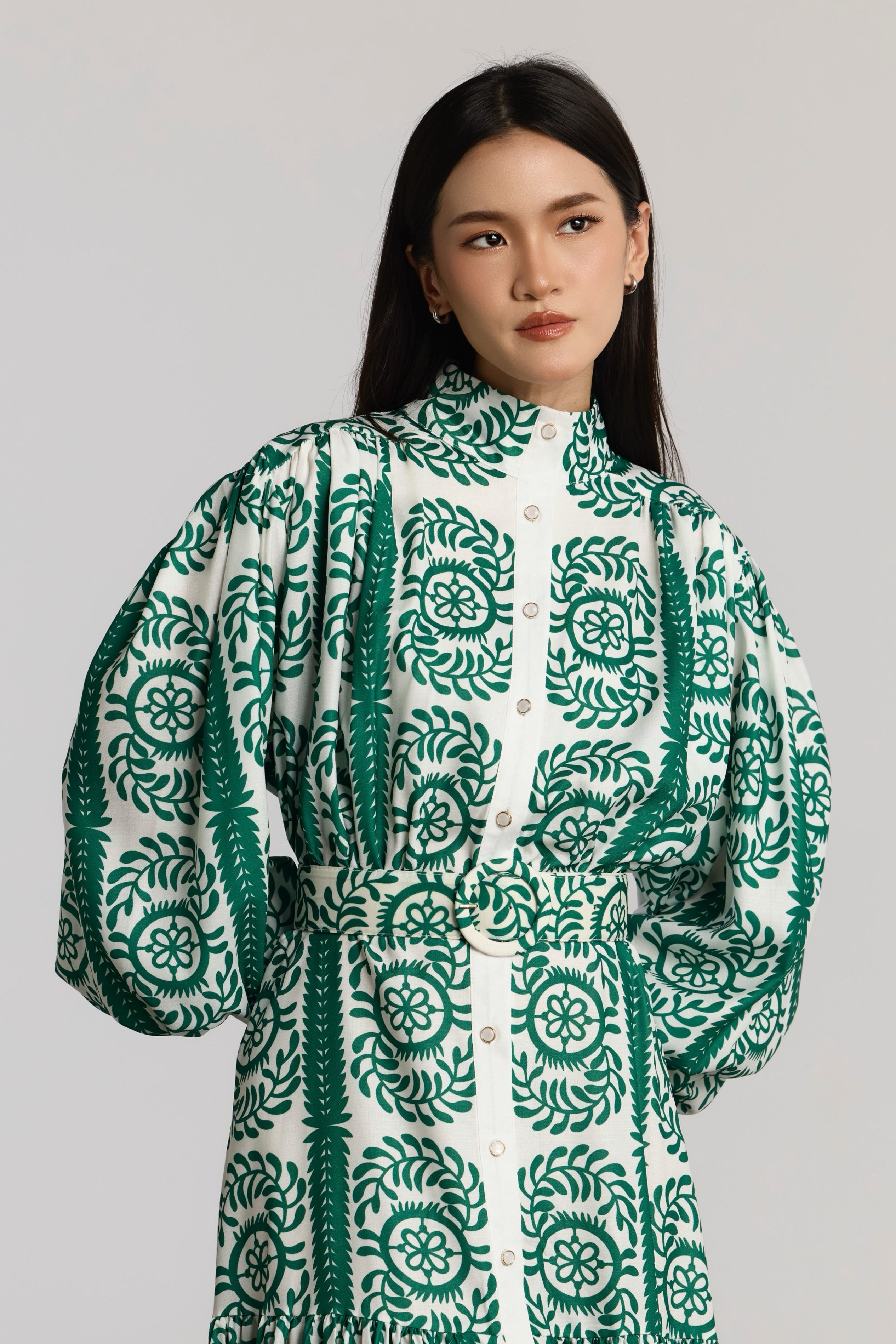 BLANCA DRESS - GREEN