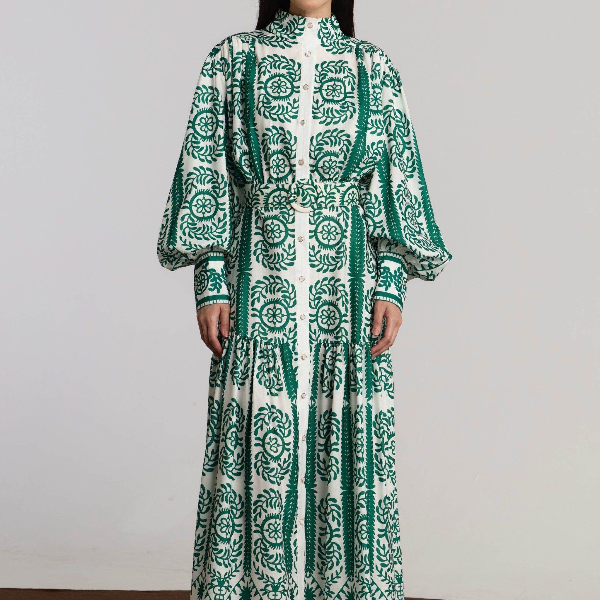 BLANCA DRESS - GREEN