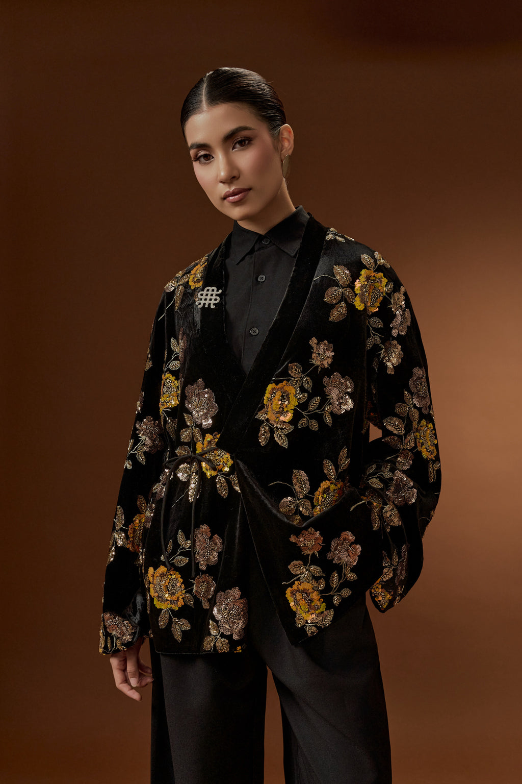 AMBROSE VELVET TOP - CARLA