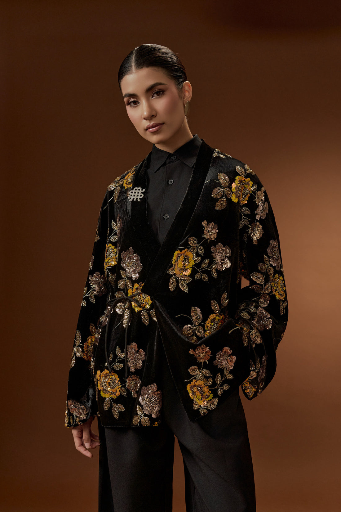 AMBROSE VELVET TOP - CARLA