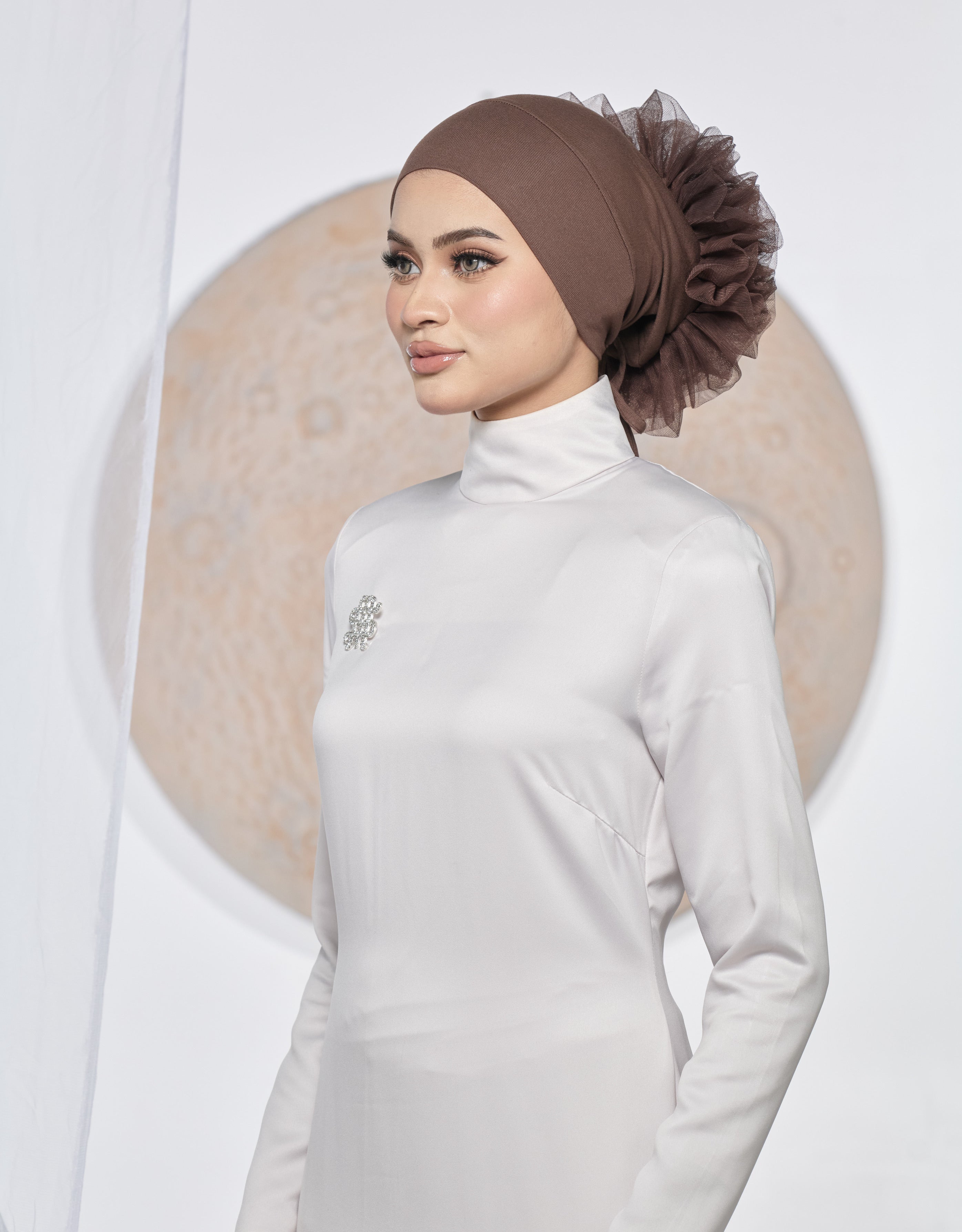 INNER HIJAB - COFFEE