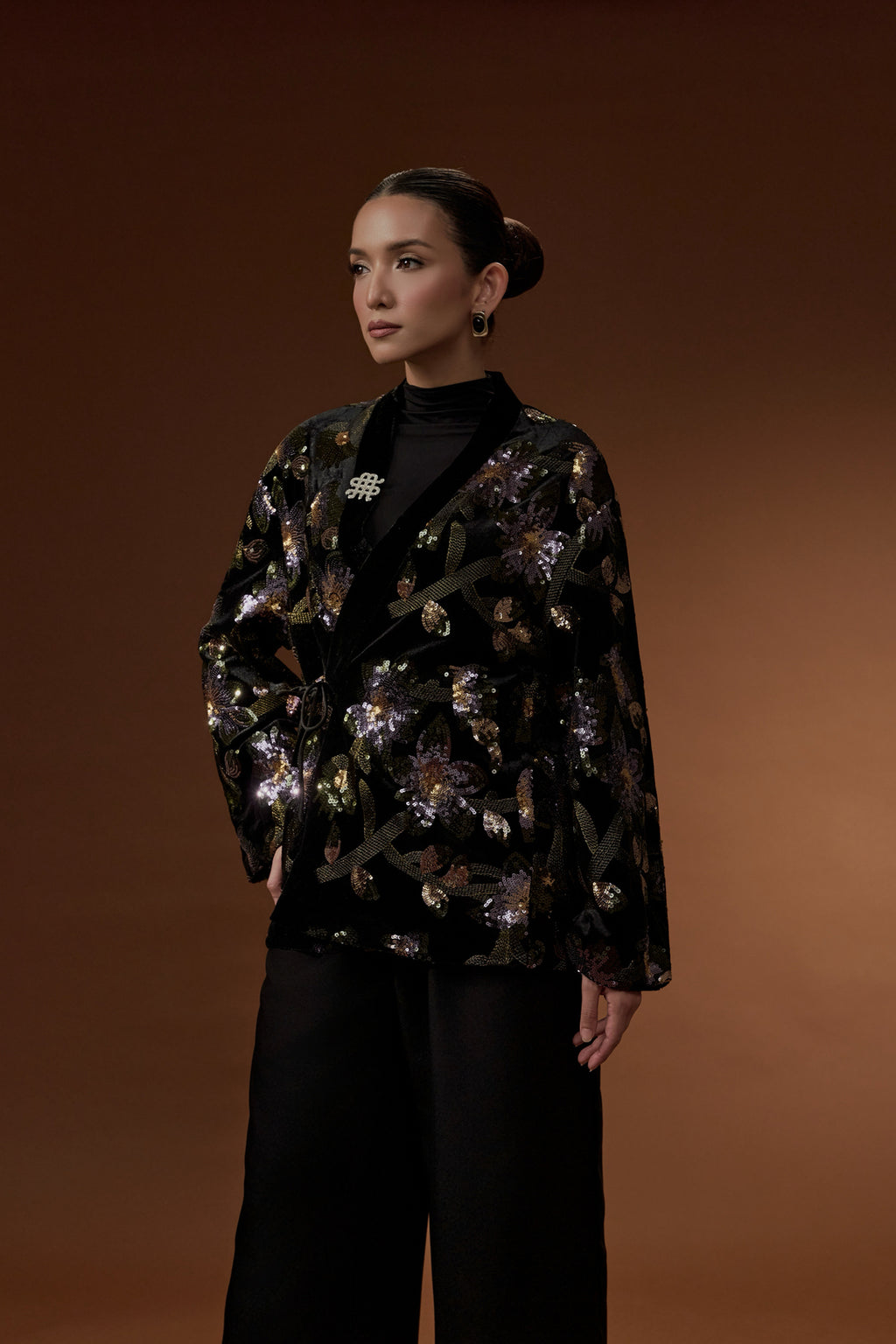 AMBROSE VELVET TOP - EVELYN