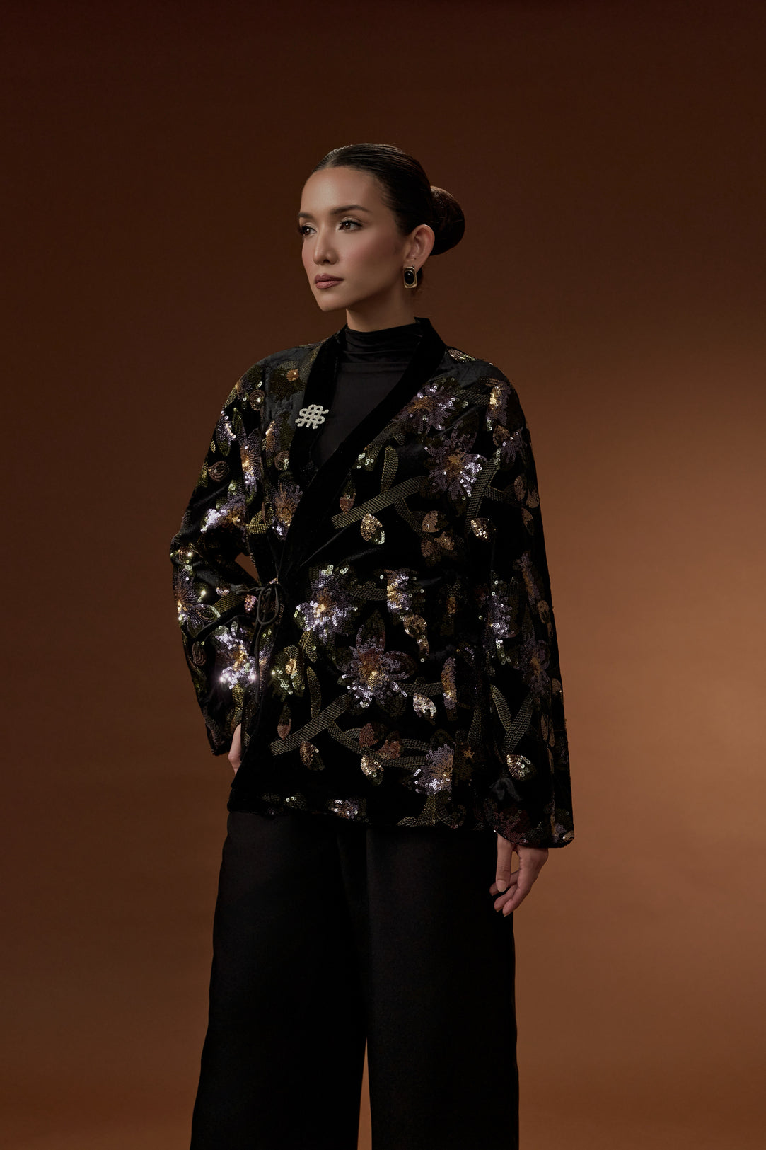 AMBROSE VELVET TOP - EVELYN