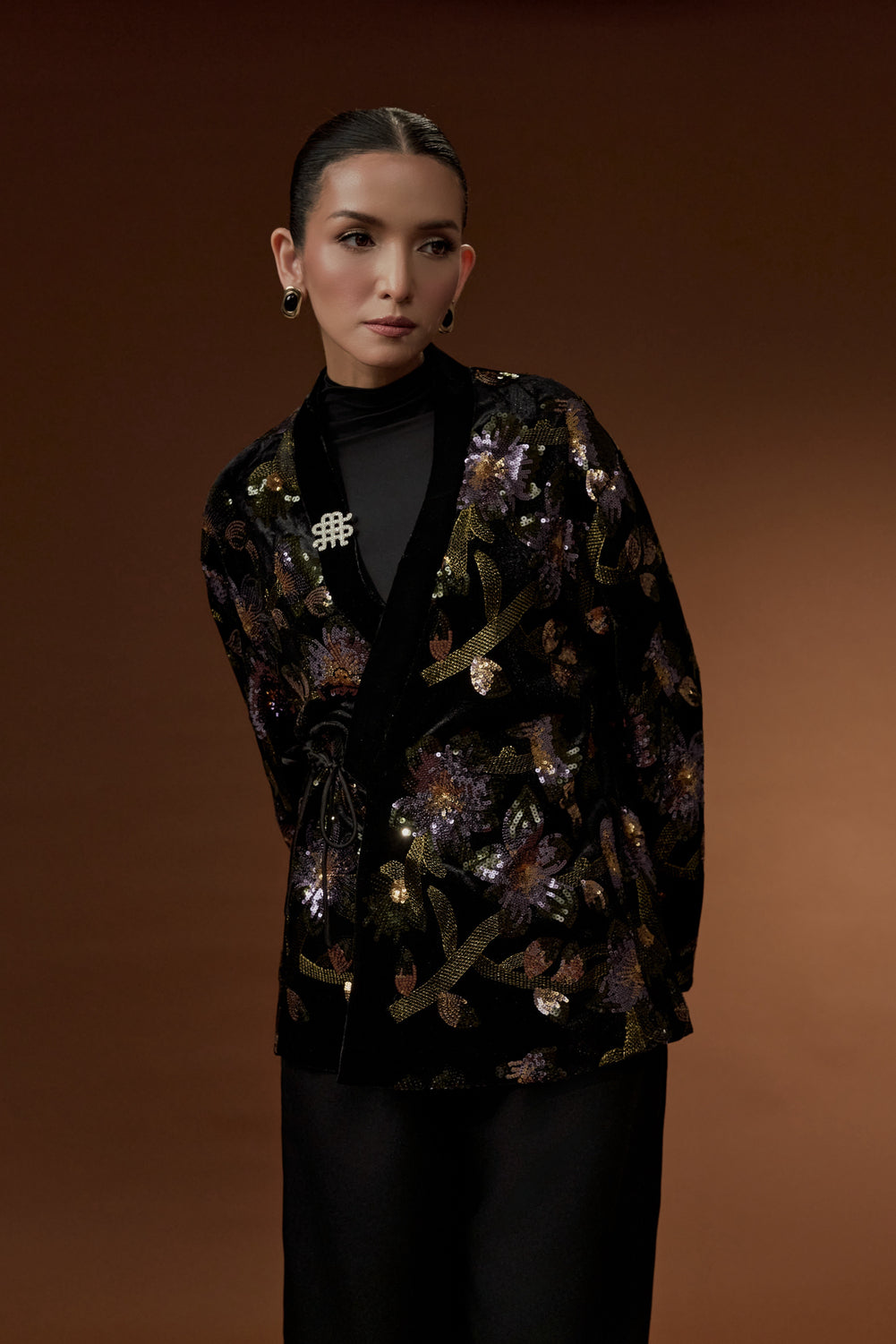 AMBROSE VELVET TOP - EVELYN