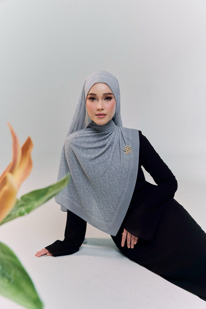 BAE CHIC SHAWL - GRAY MIST