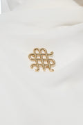 EXCLUSIVE MOONANDSTELLA BROOCH  I GOLD METAL