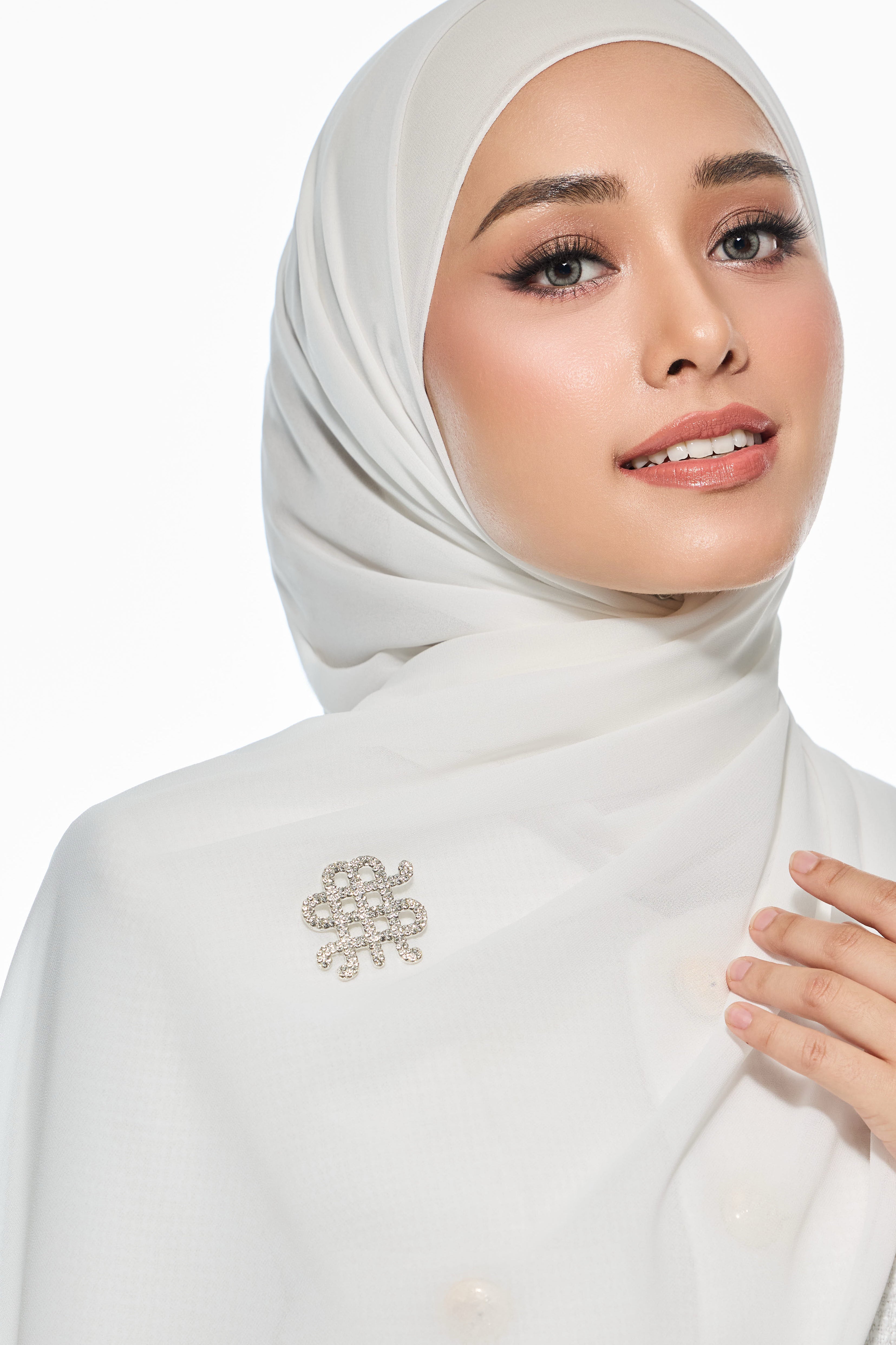 EXCLUSIVE MOONANDSTELLA BROOCH  I FULL DIAMOND
