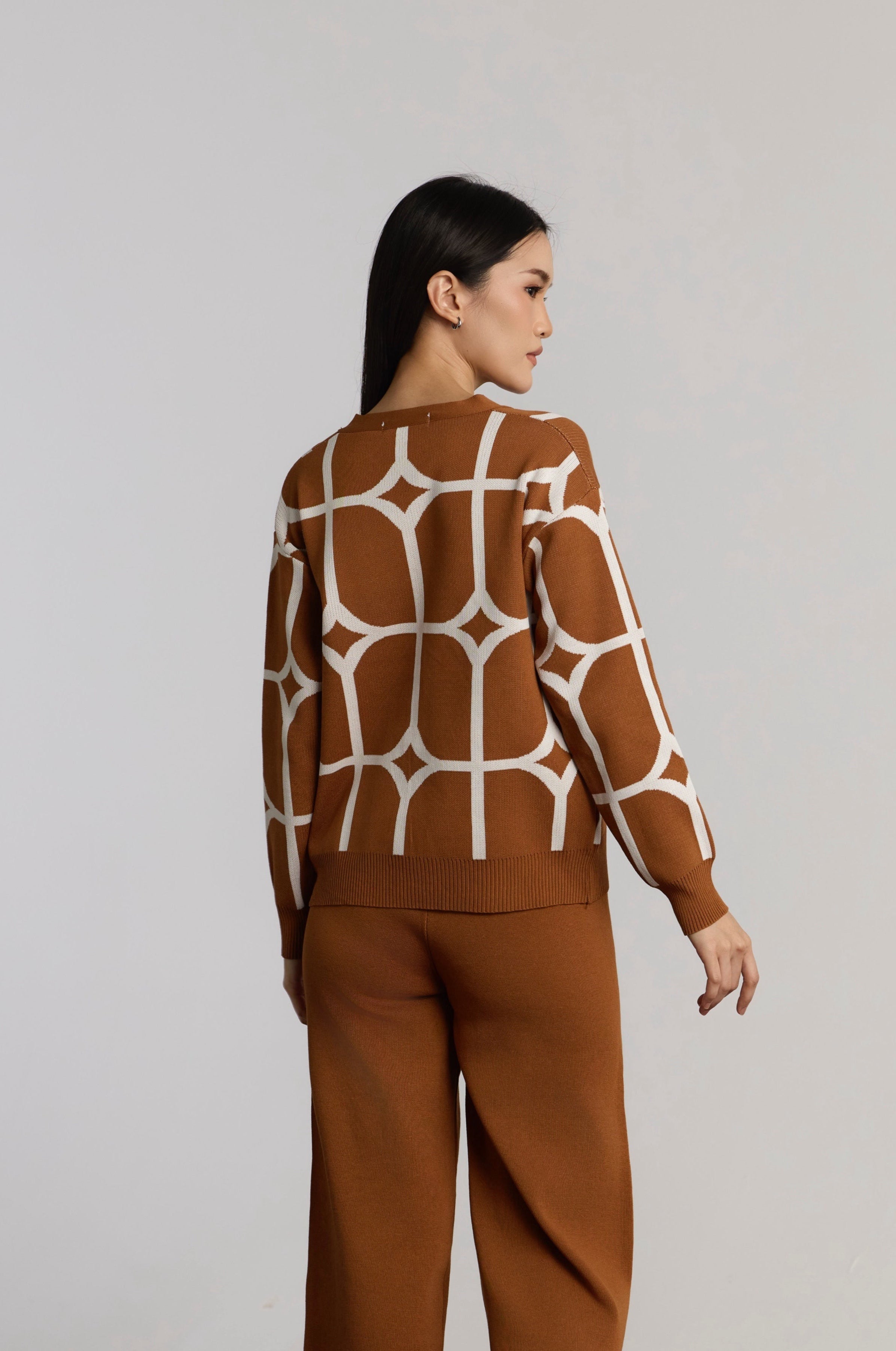 CORA CASUAL SET - BROWN