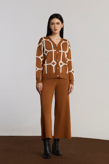 CORA CASUAL SET - BROWN