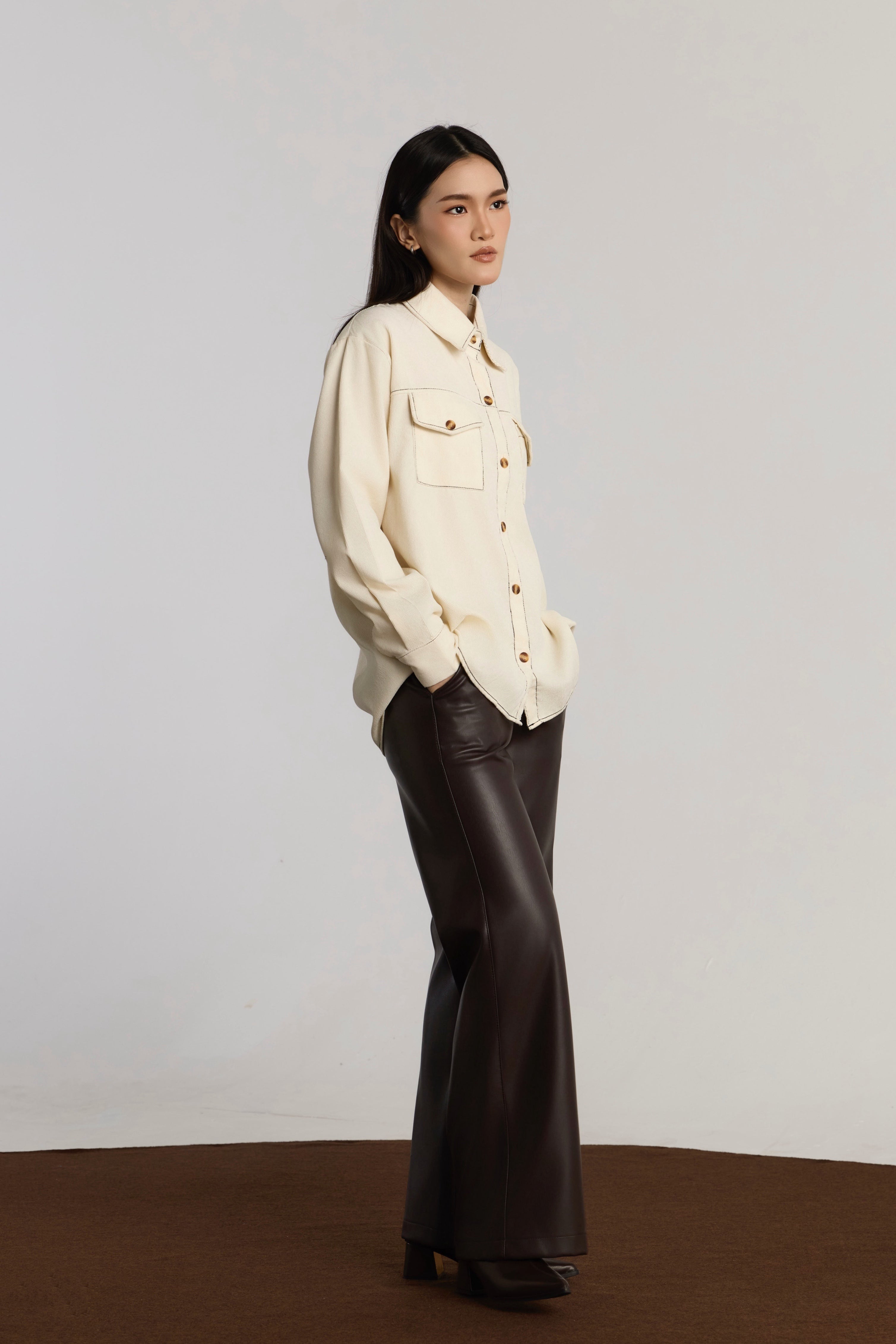 KENDRA CASUAL TOP - CREAM