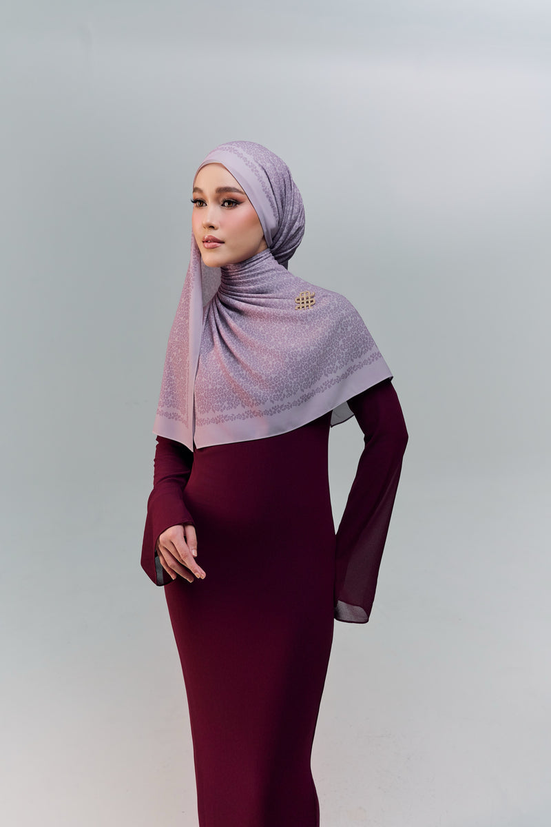 BAE CHIC SHAWL - LILAC MARBLE