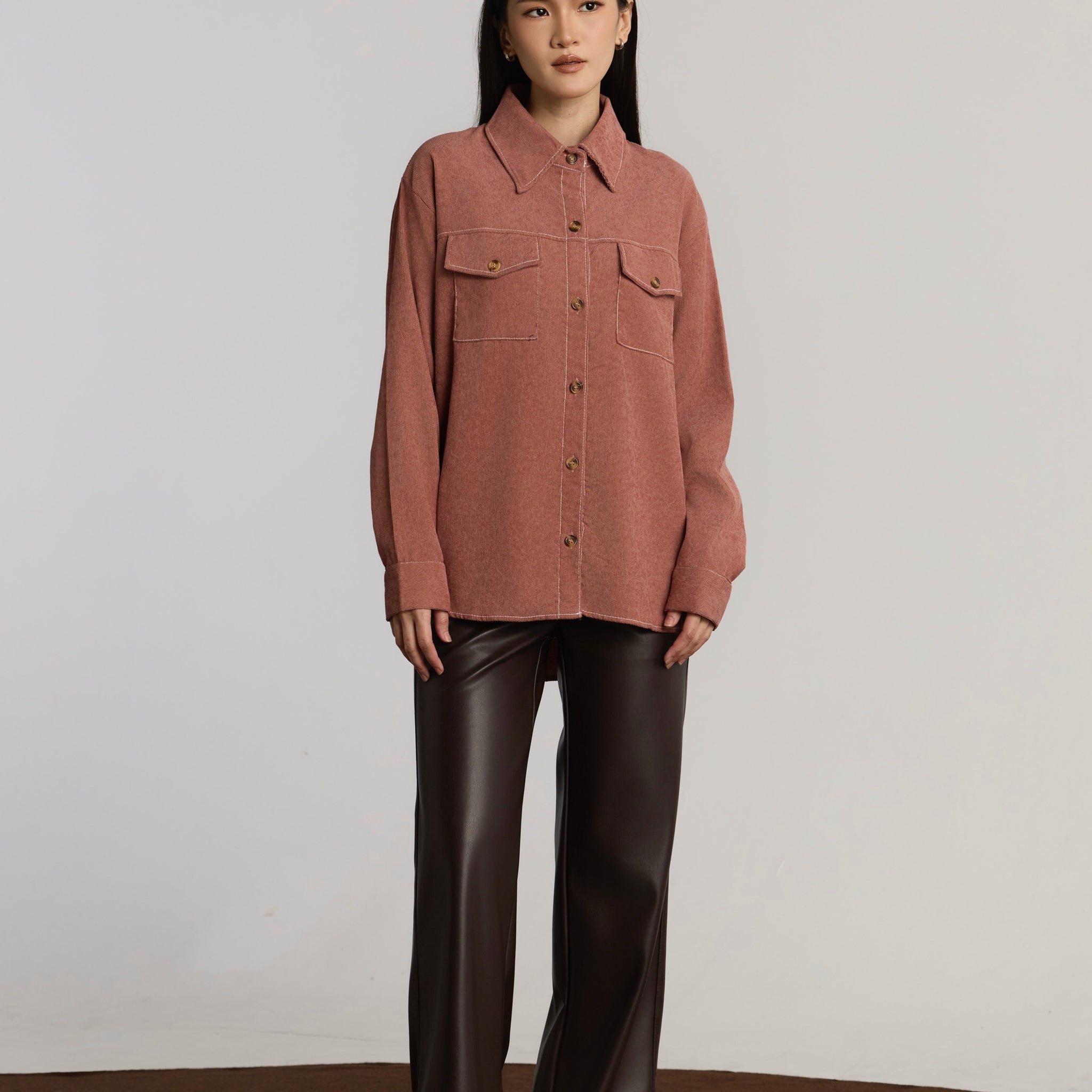 KENDRA CASUAL TOP - PINK