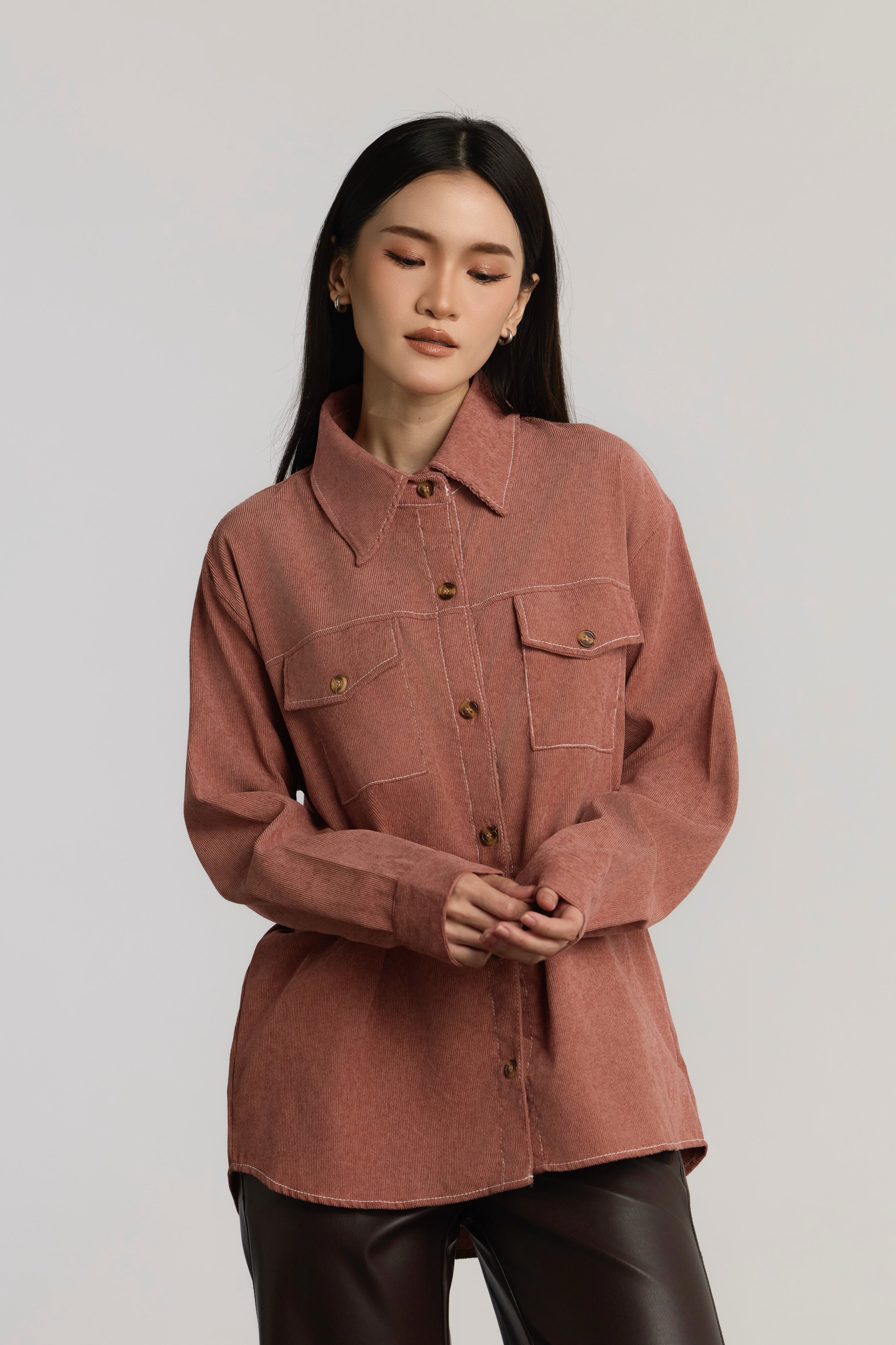 KENDRA CASUAL TOP - PINK