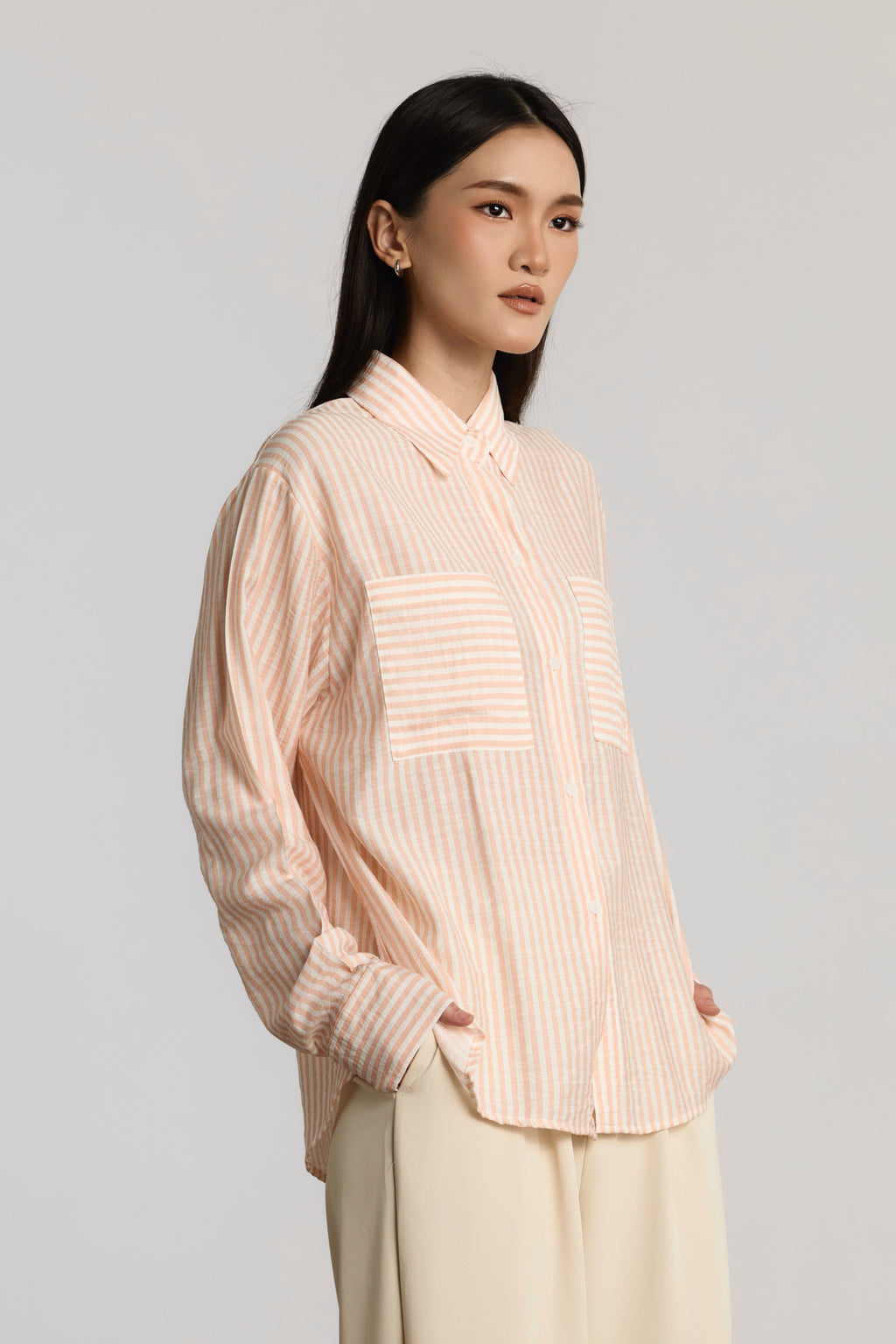ASHA CASUAL TOP - PEACH