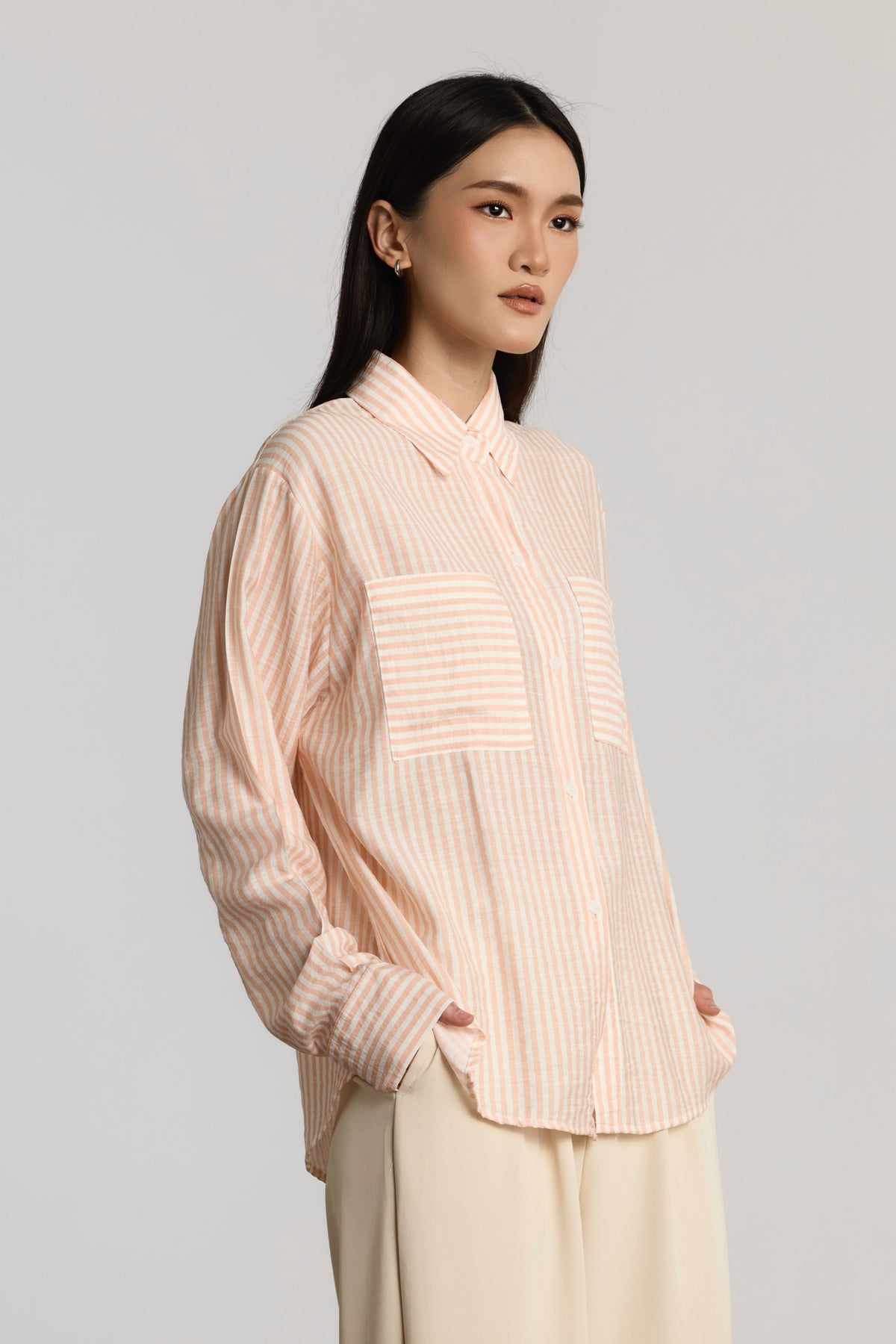 ASHA CASUAL TOP - PEACH