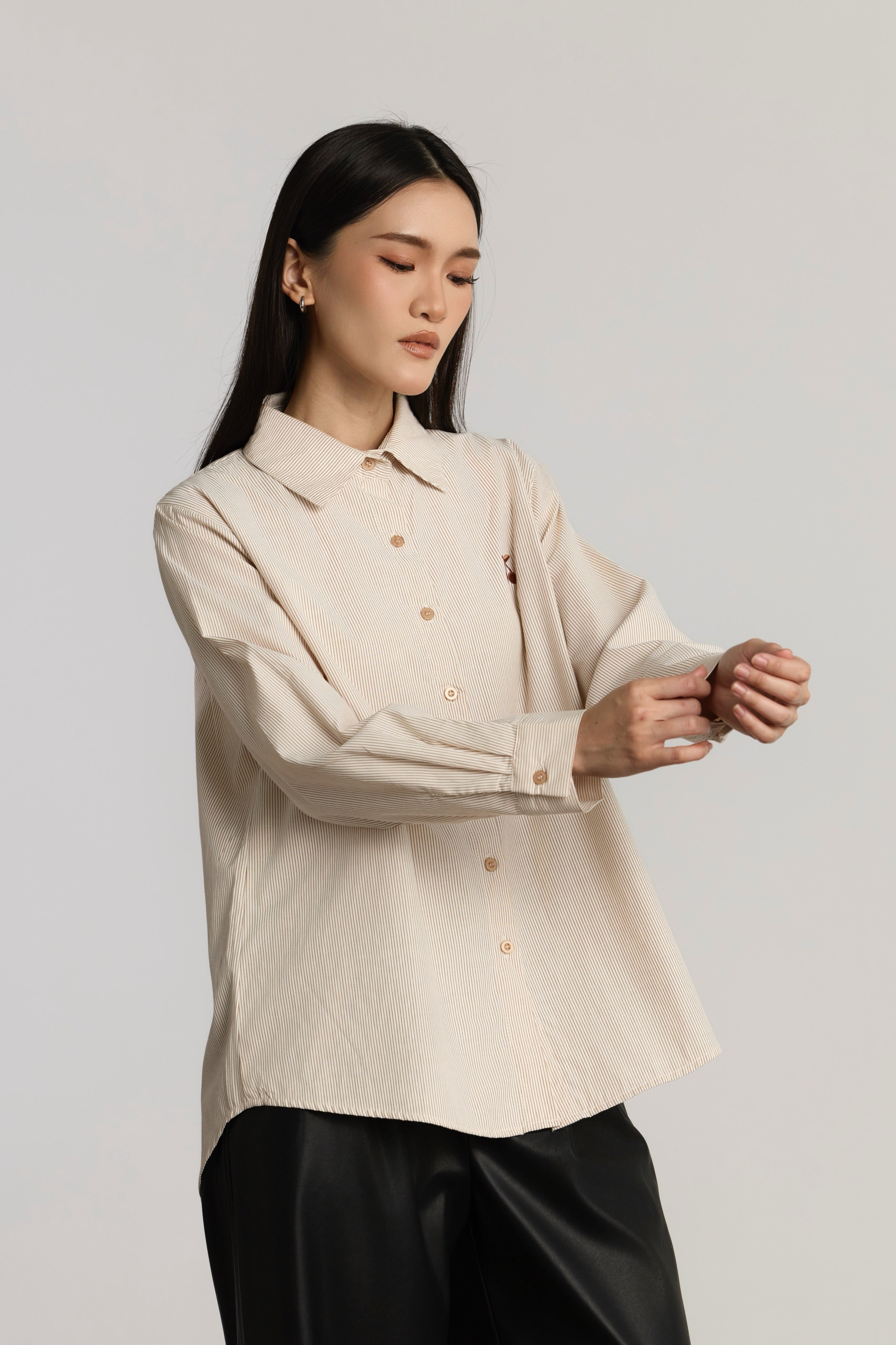 CUMI CASUAL TOP - NUDEY