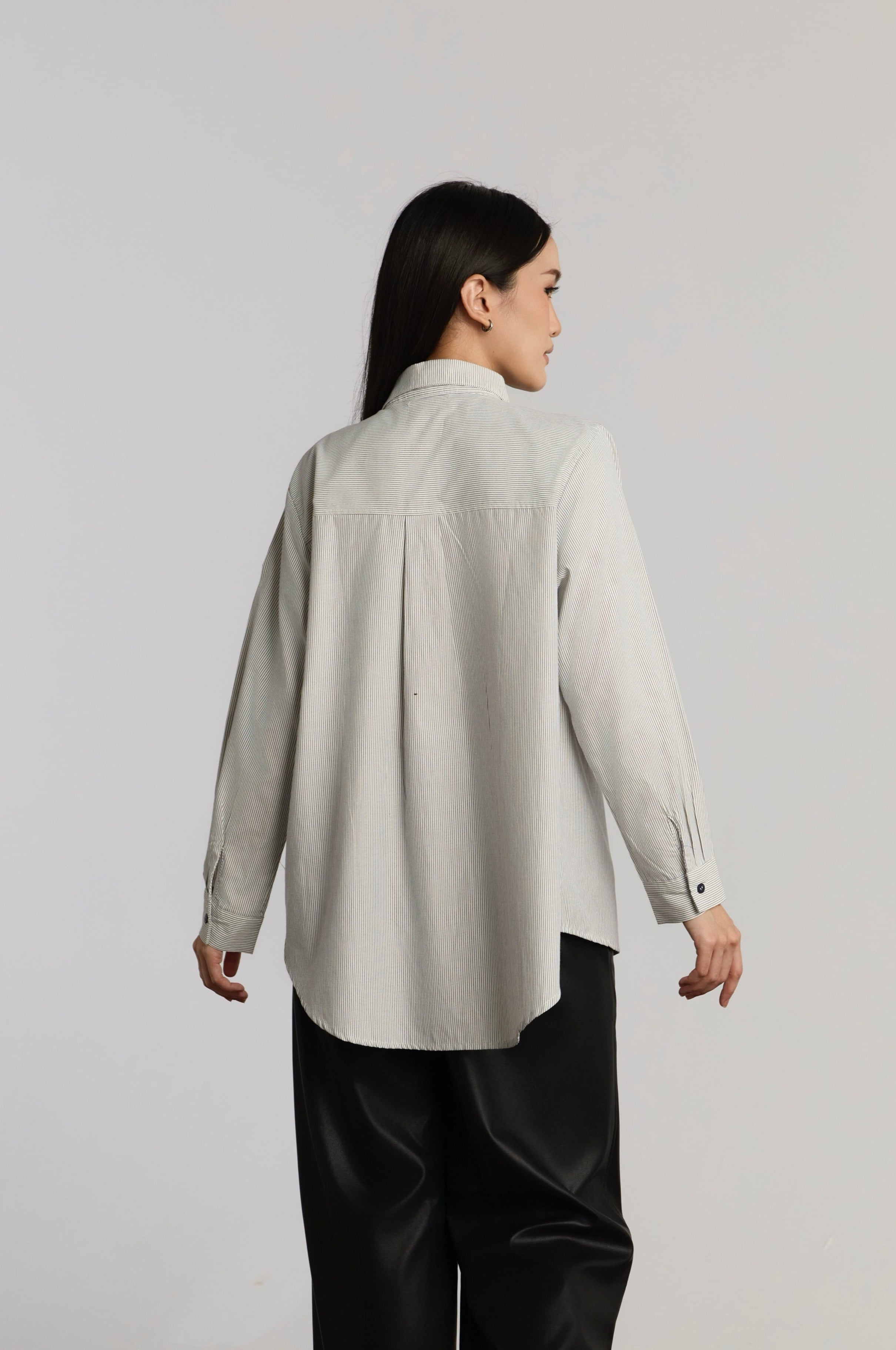 CUMI CASUAL TOP - DARK BLUE