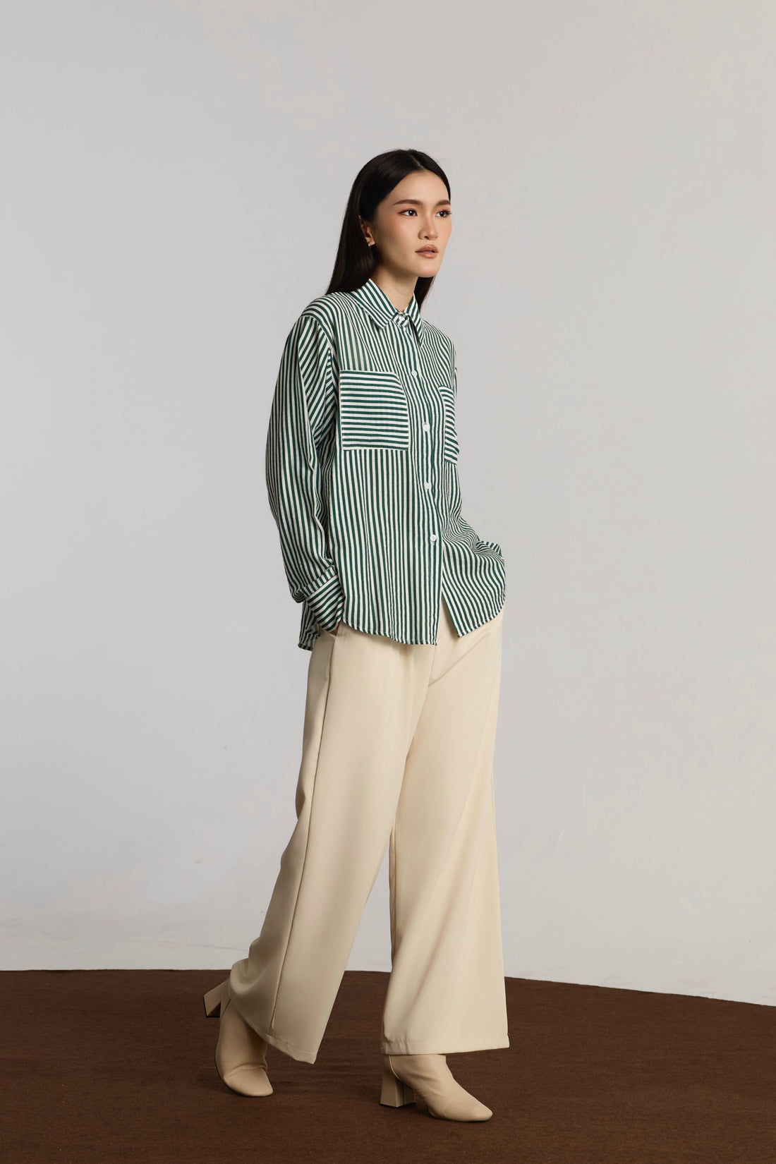 ASHA CASUAL TOP - GREEN