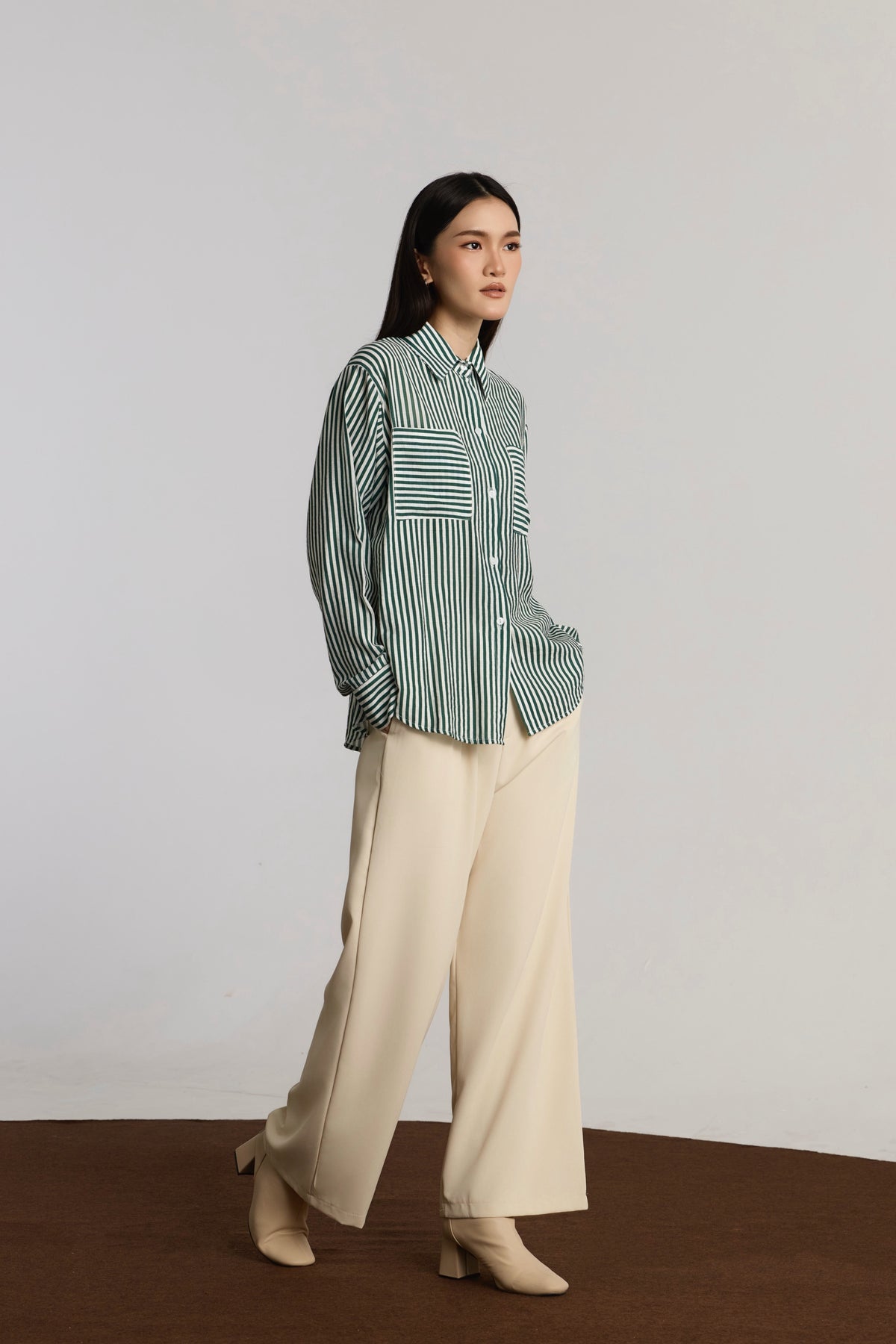 ASHA CASUAL TOP - GREEN