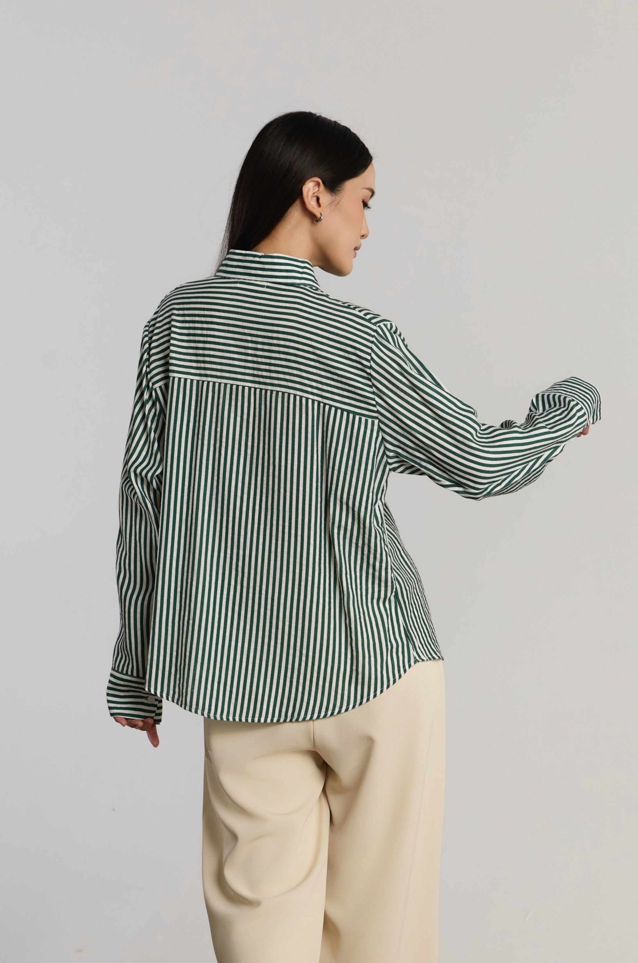 ASHA CASUAL TOP - GREEN