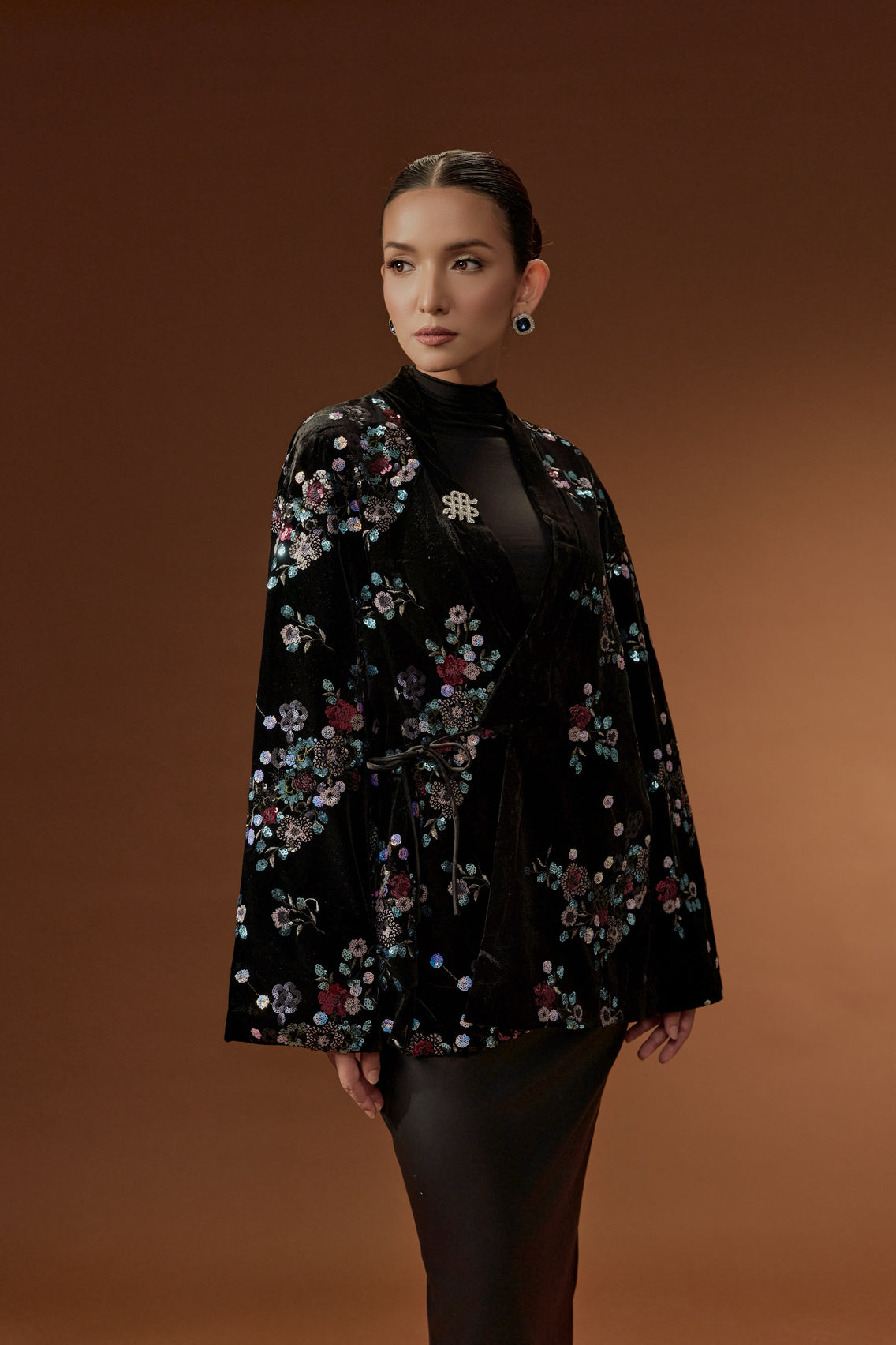 AMBROSE VELVET TOP - SASKIA