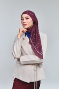 DOTS- BURGUNDY SAGE