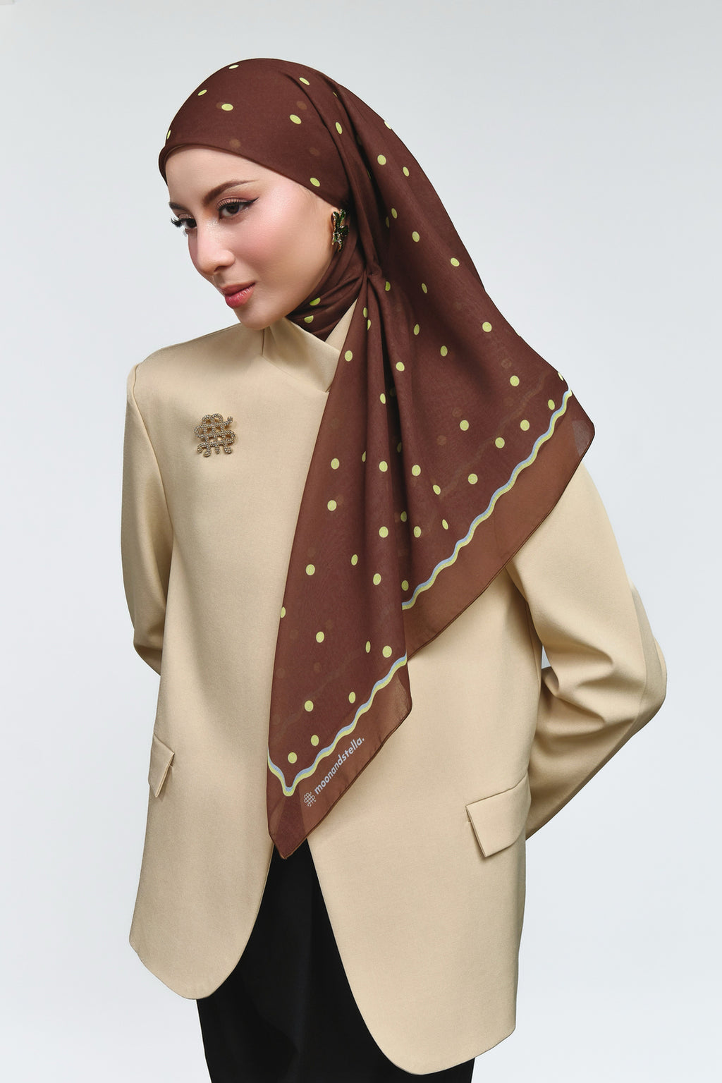 DOTS- BROWN YELLOW