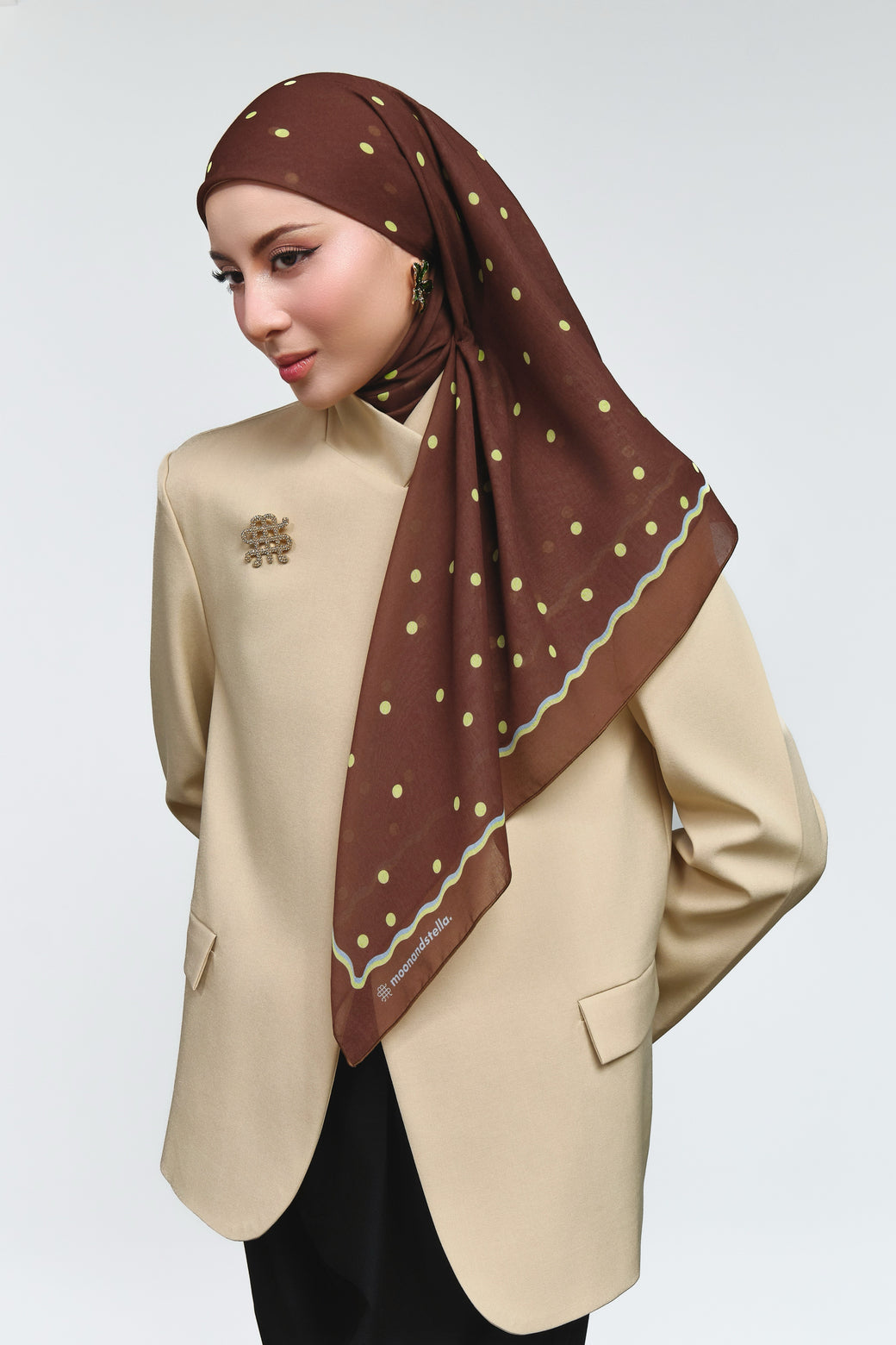 DOTS- BROWN YELLOW