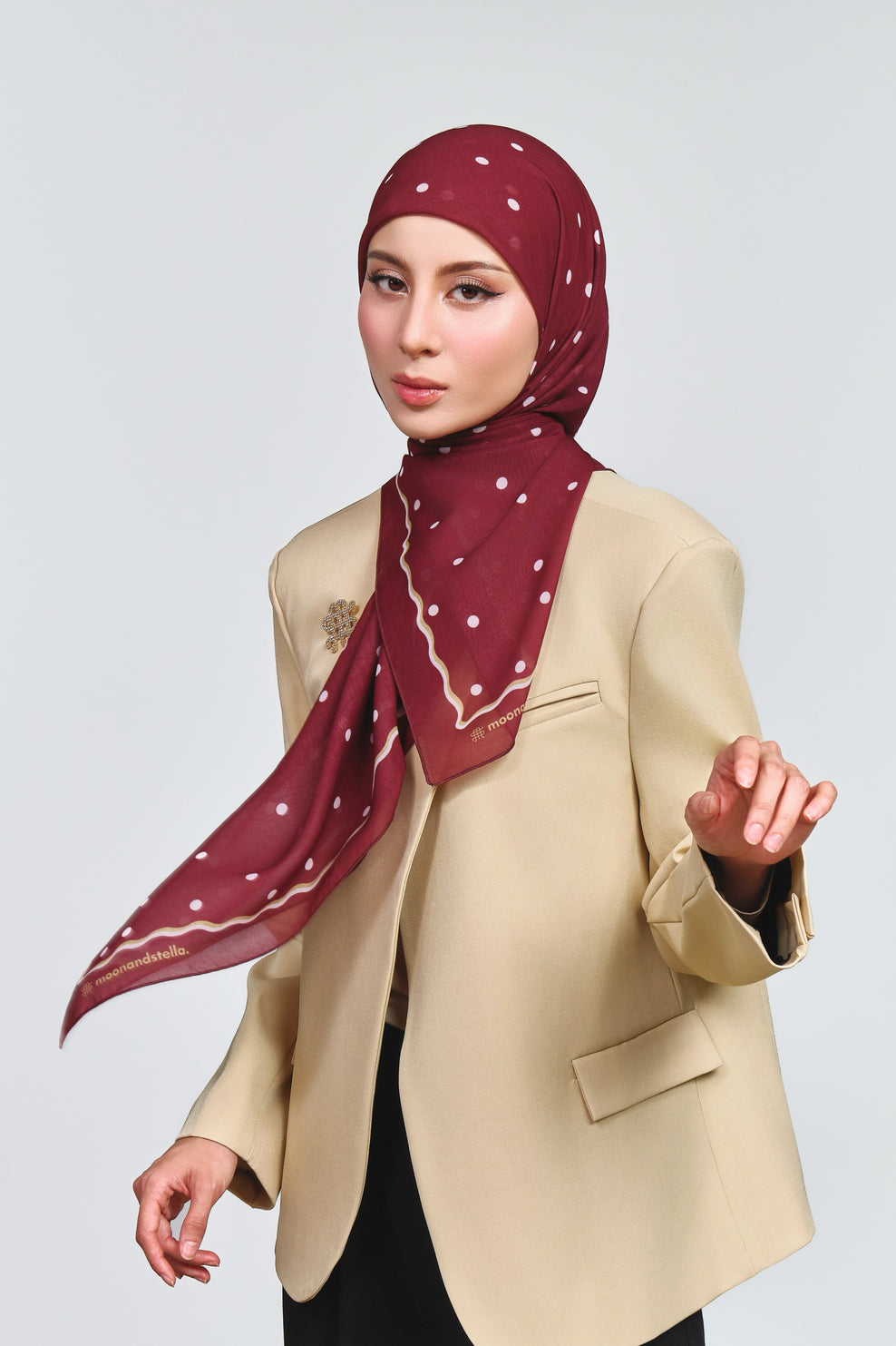 DOTS- MAROON