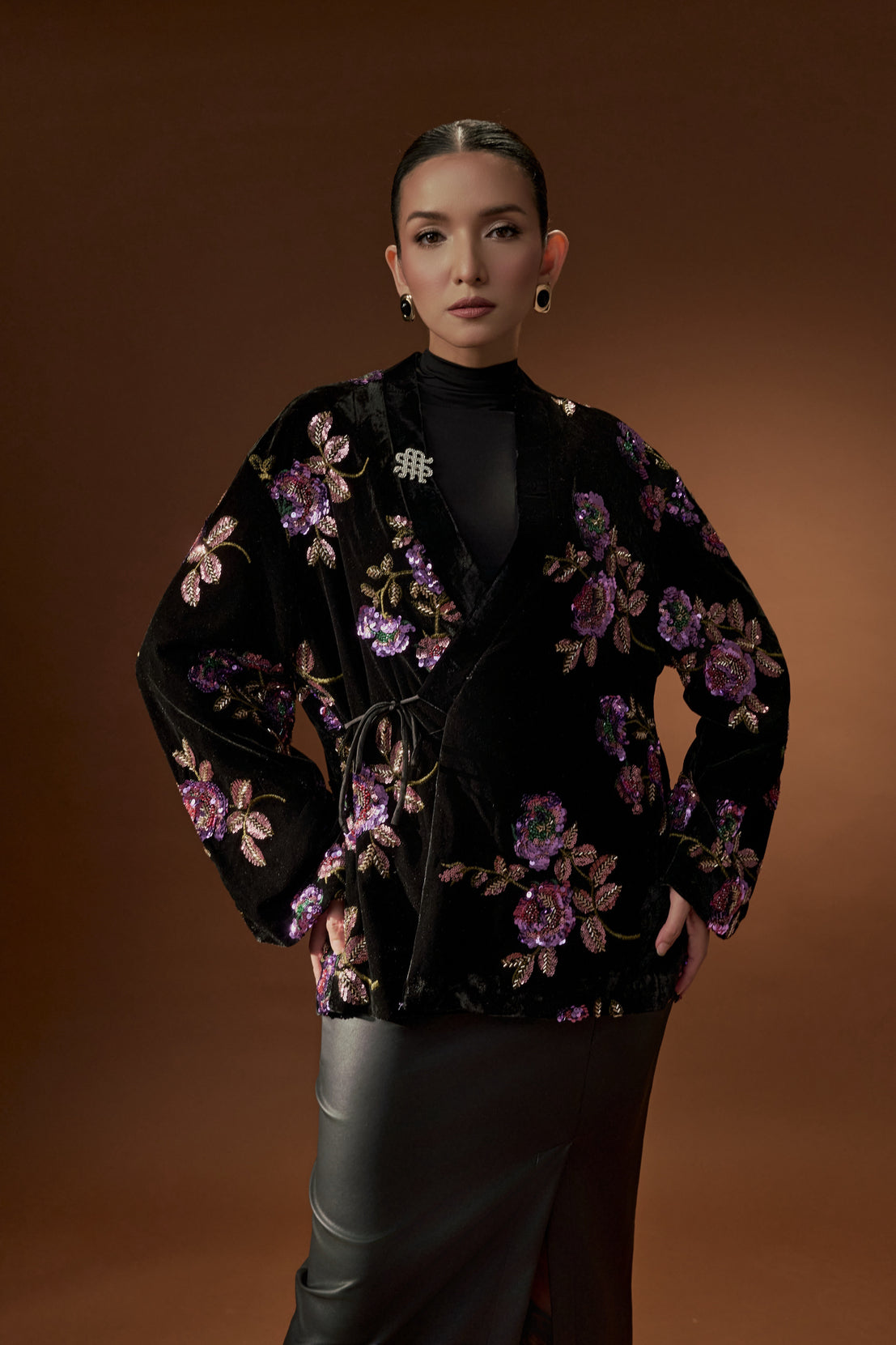 AMBROSE VELVET TOP - INGRID