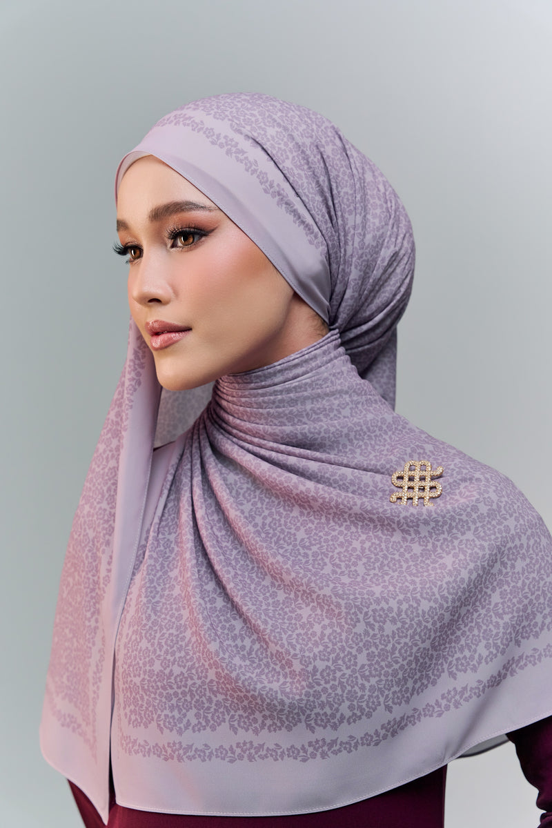 BAE CHIC SHAWL - LILAC MARBLE