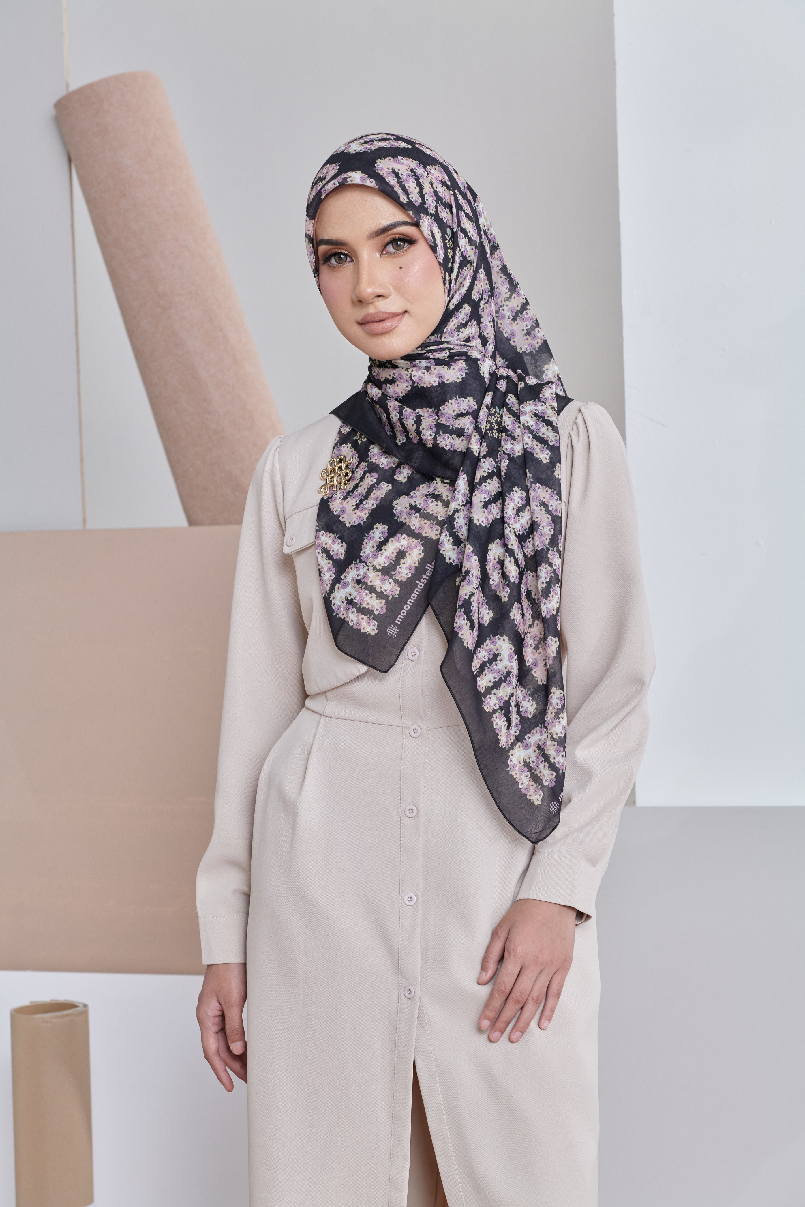 EARTHY PRINTED PREMIUM COTTON VOILE