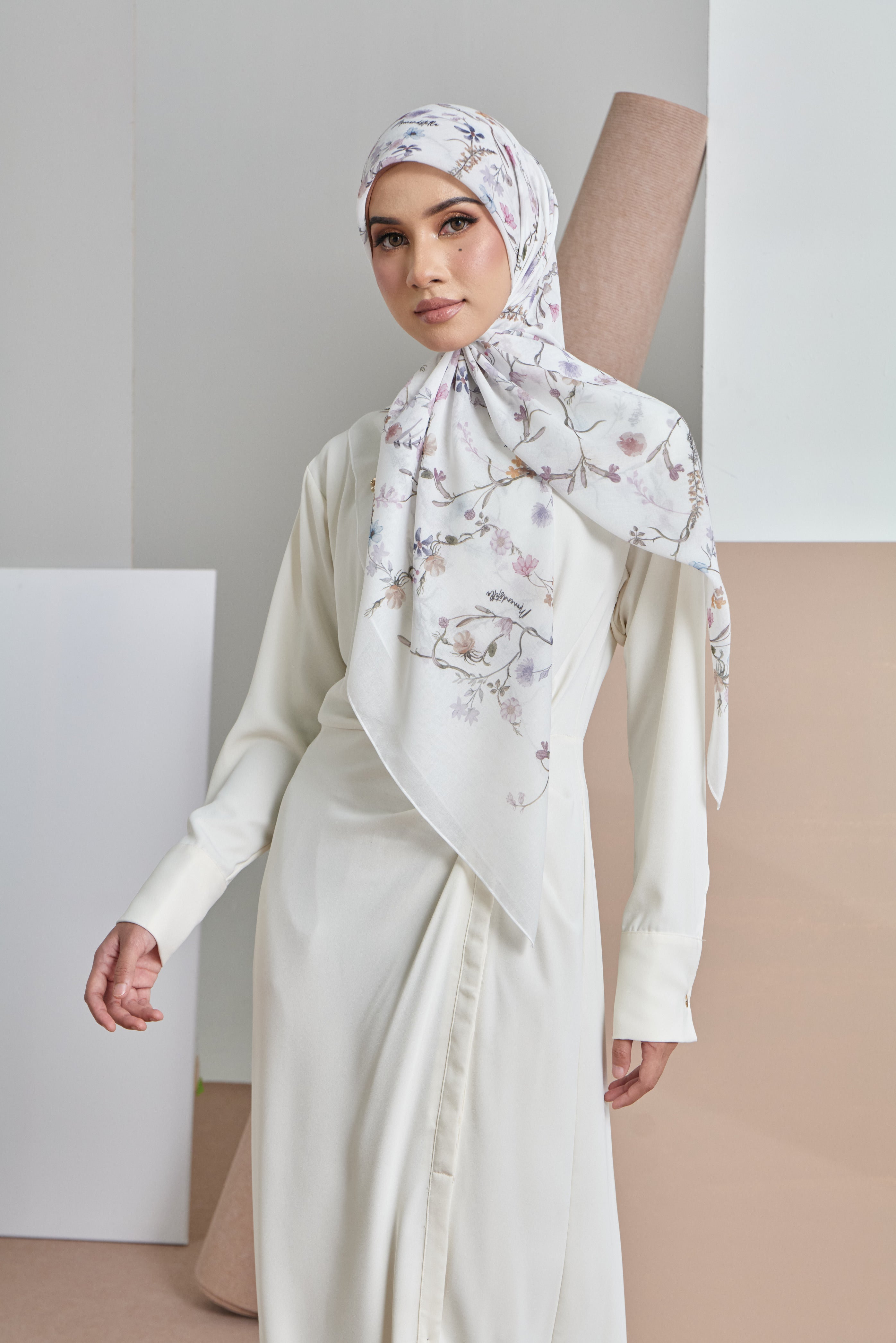 EARTHY PRINTED PREMIUM COTTON VOILE