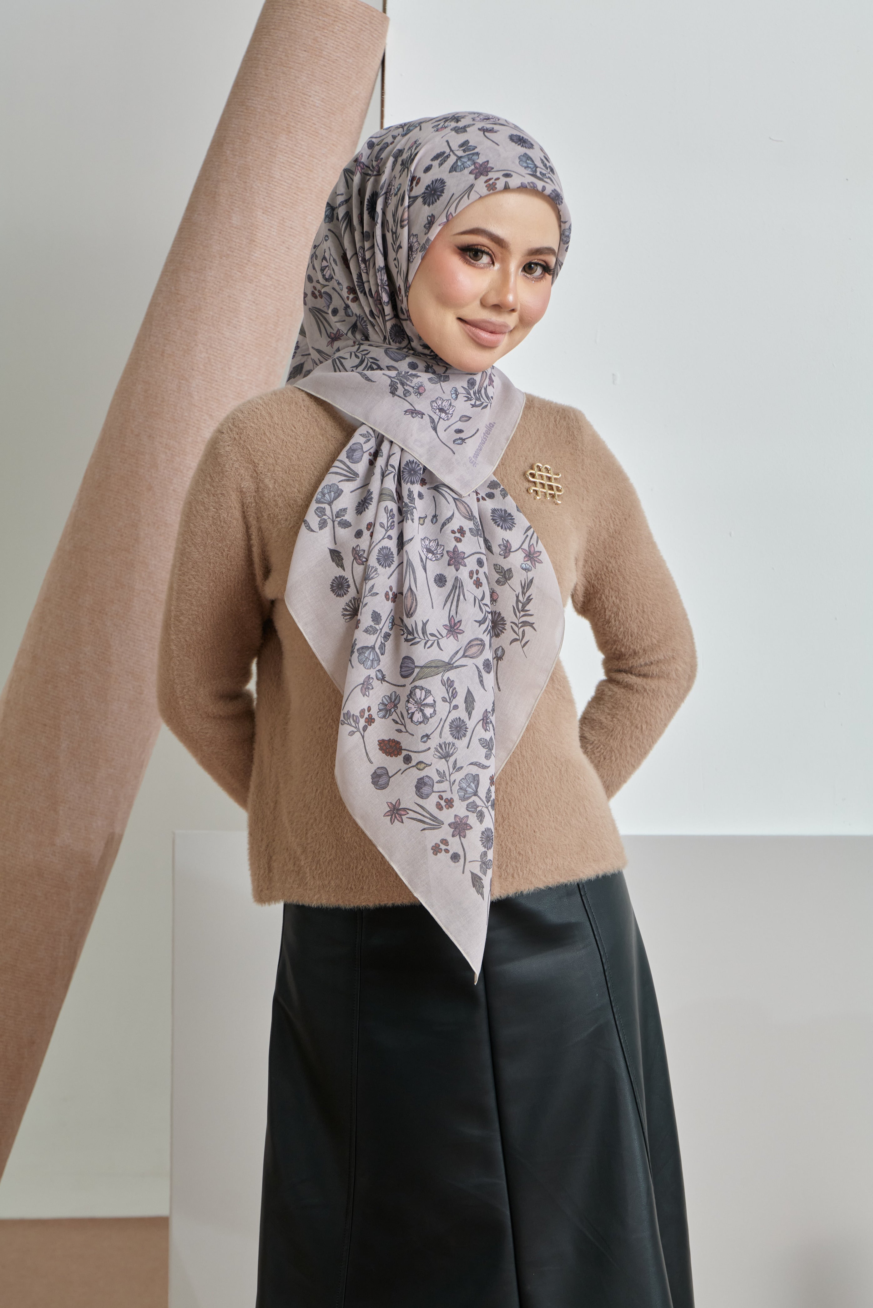 EARTHY PRINTED PREMIUM COTTON VOILE