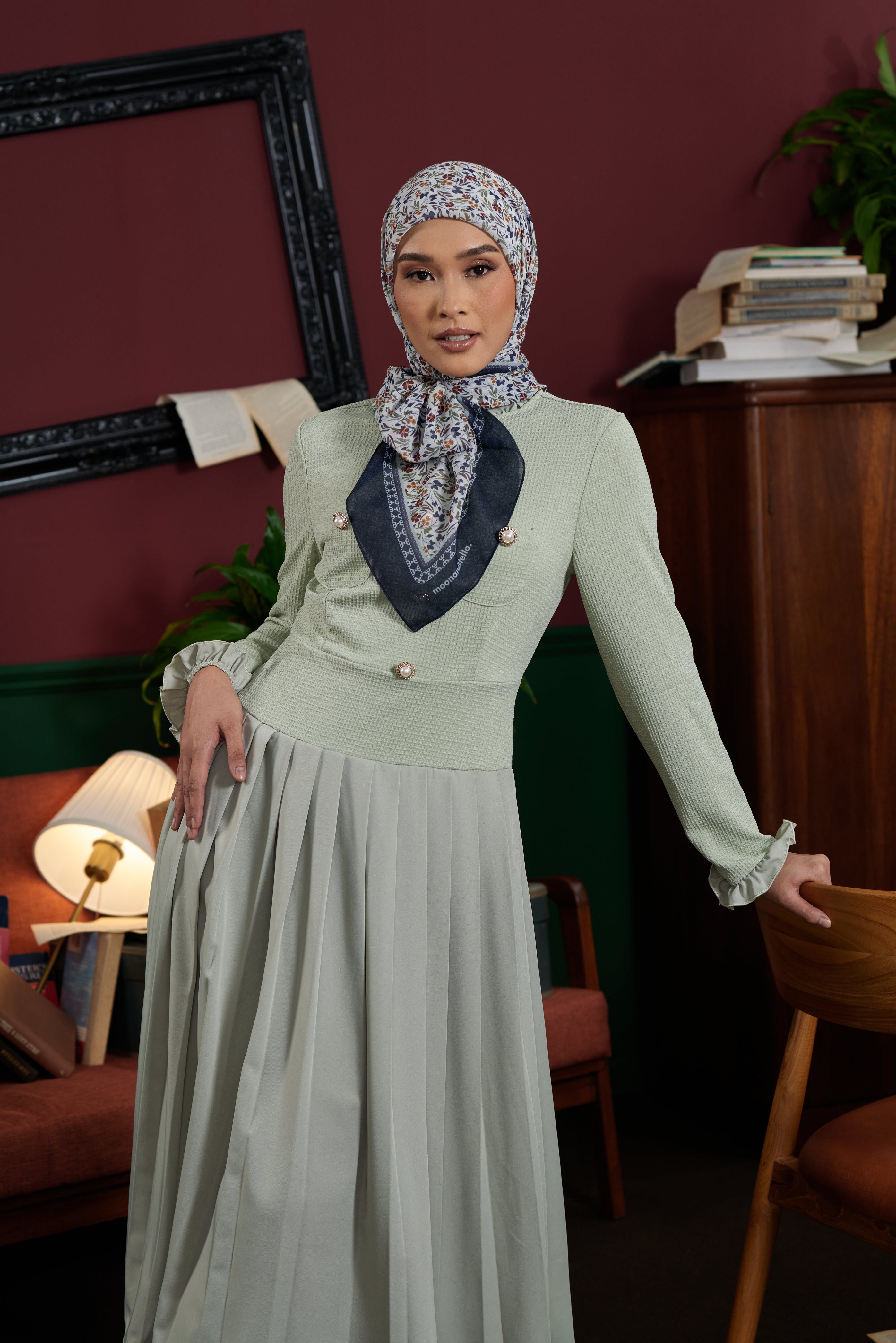 DOLCE FLEUR PRINTED PREMIUM COTTON VOILE