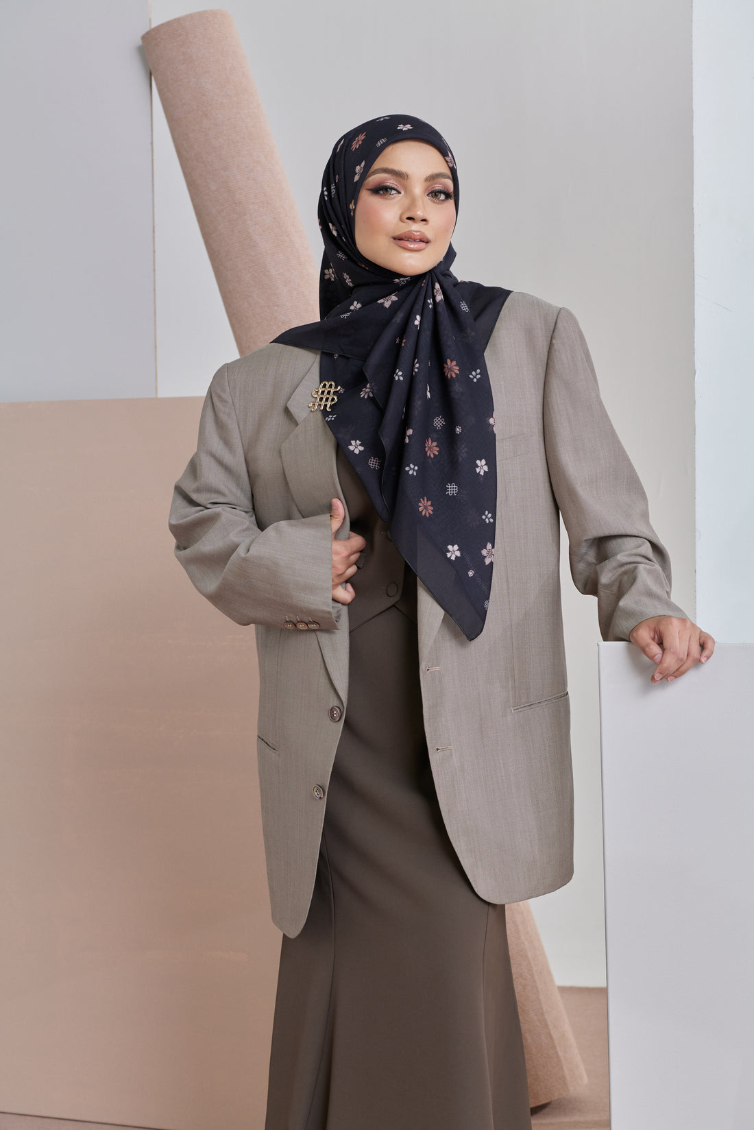 EARTHY PRINTED PREMIUM COTTON VOILE