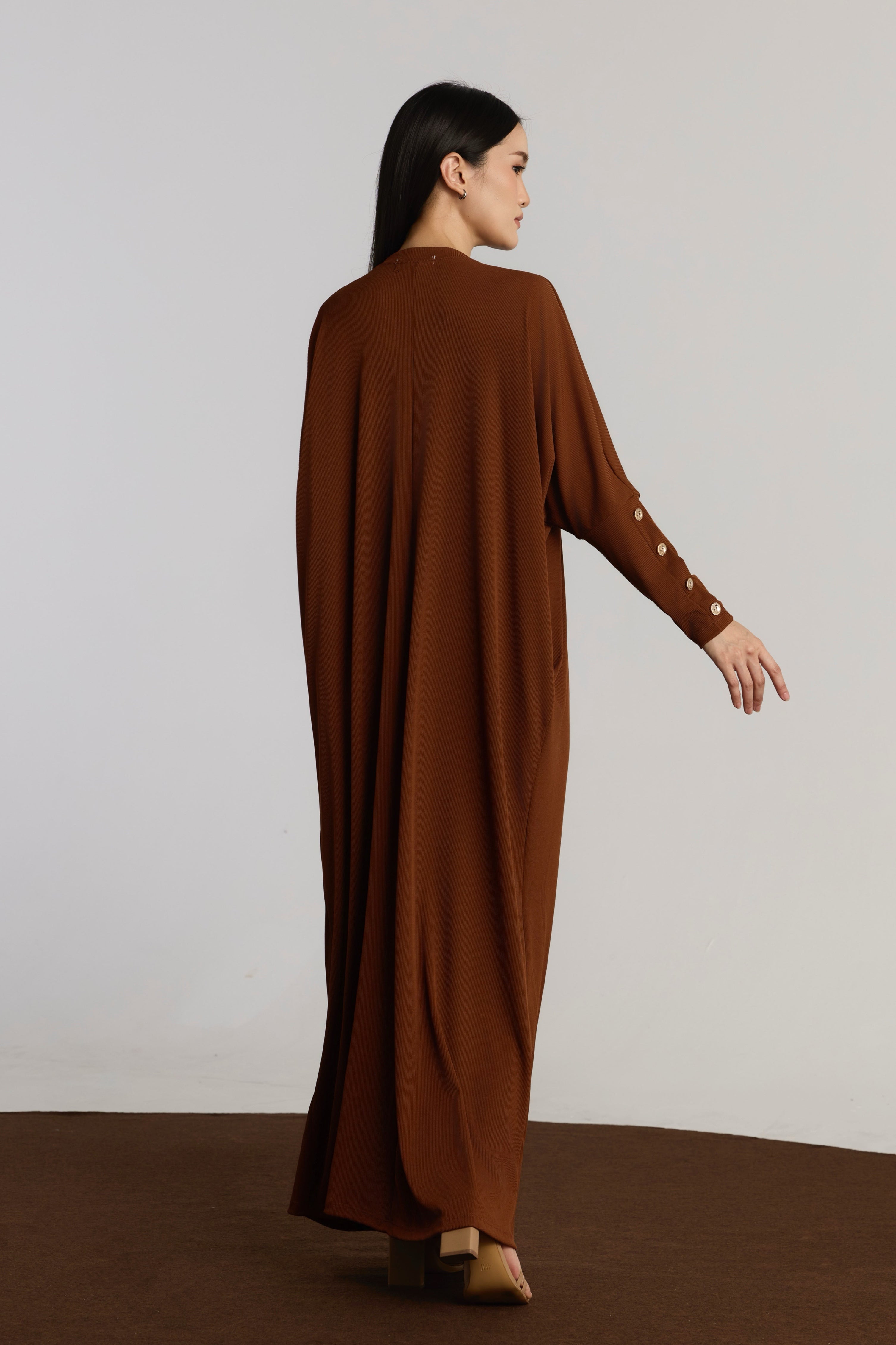 WARDA BLOUSE - CARAMEL BROWN