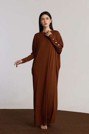 WARDA BLOUSE - CARAMEL BROWN