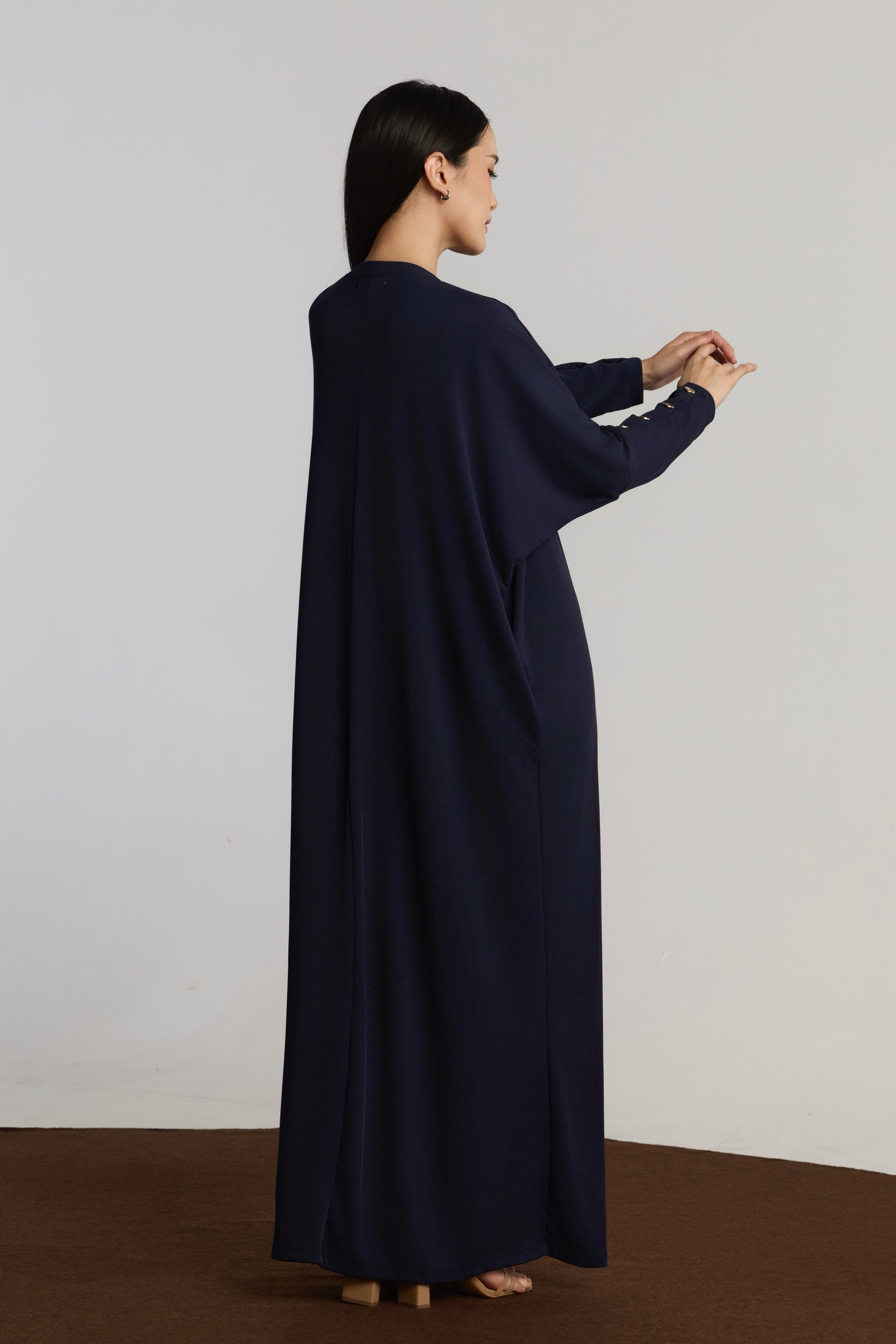 WARDA BLOUSE - DARK BLUE