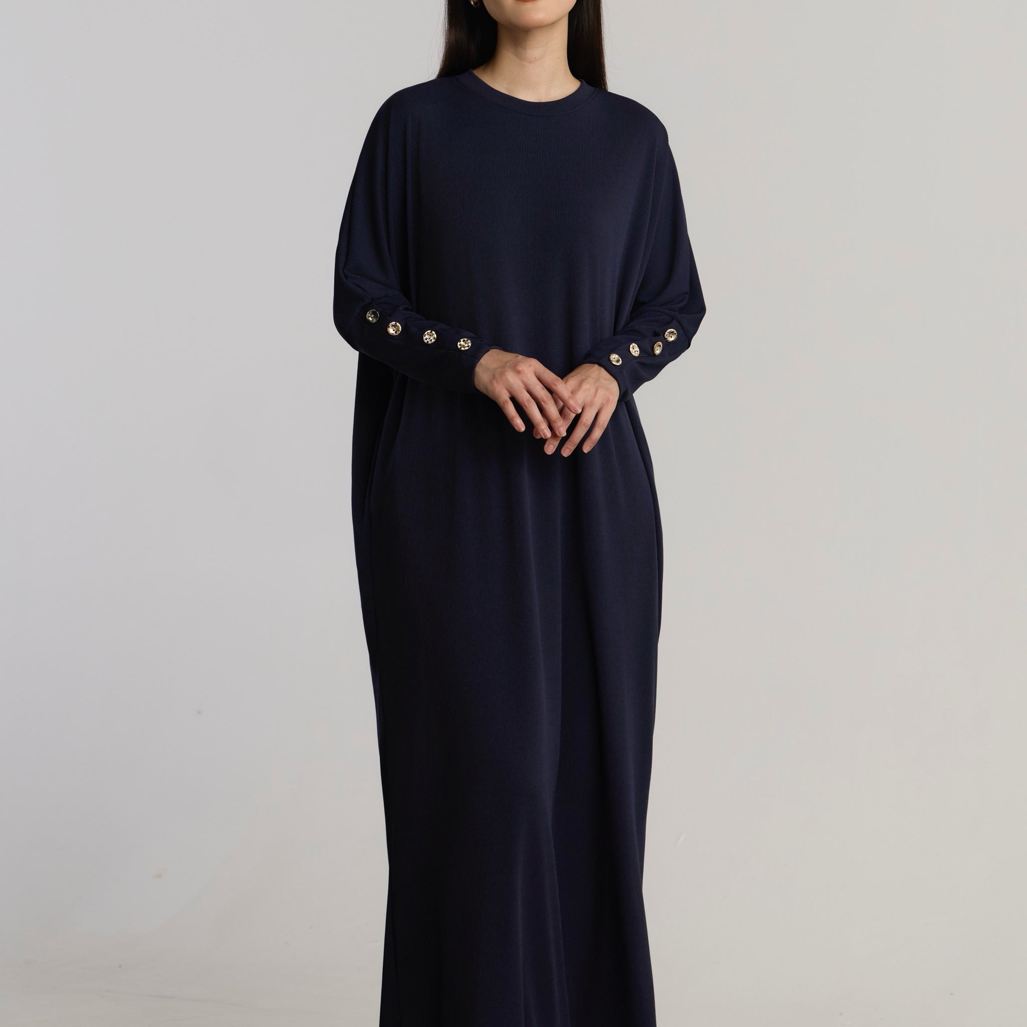 WARDA BLOUSE - DARK BLUE