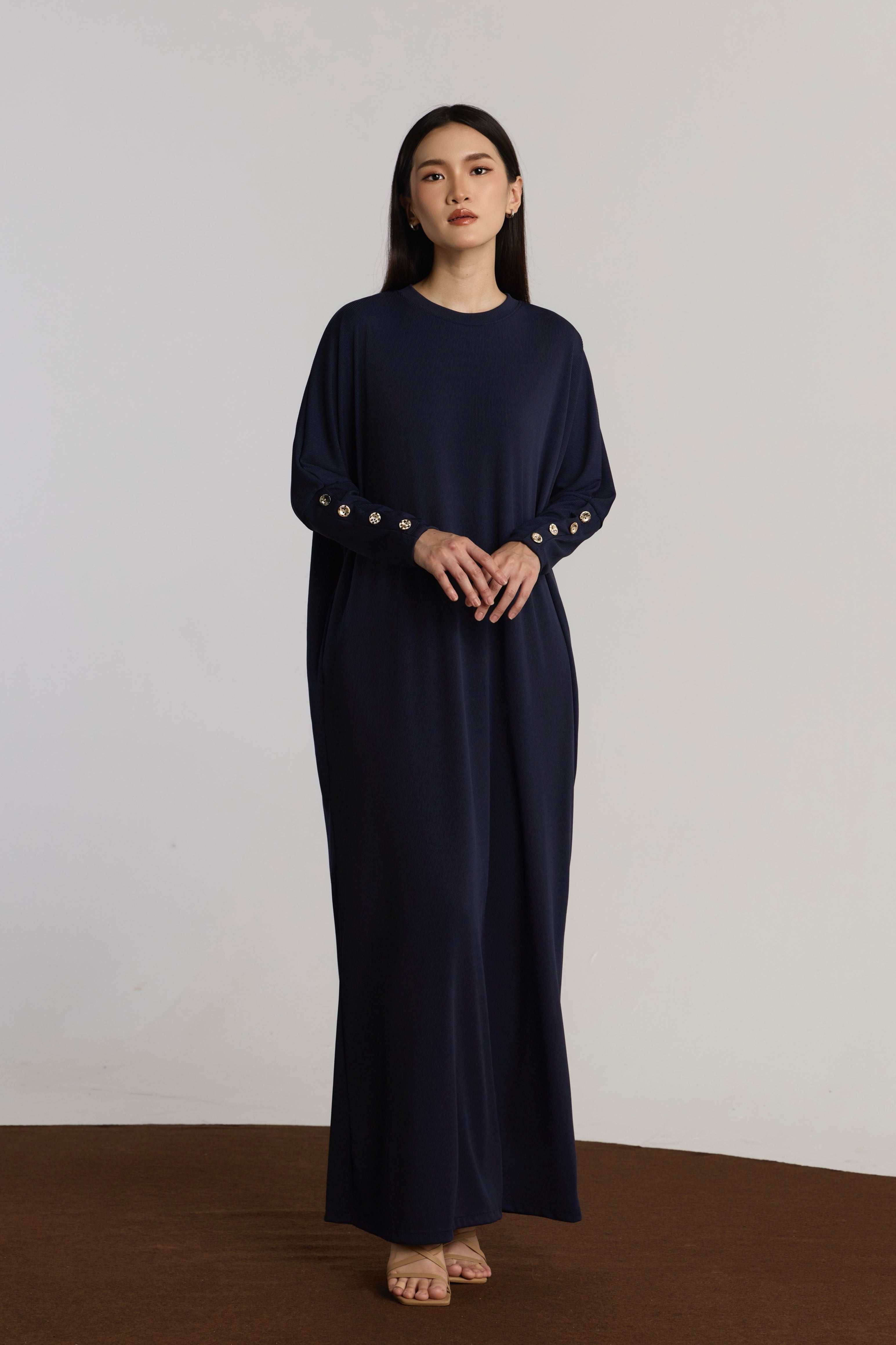 WARDA BLOUSE - DARK BLUE