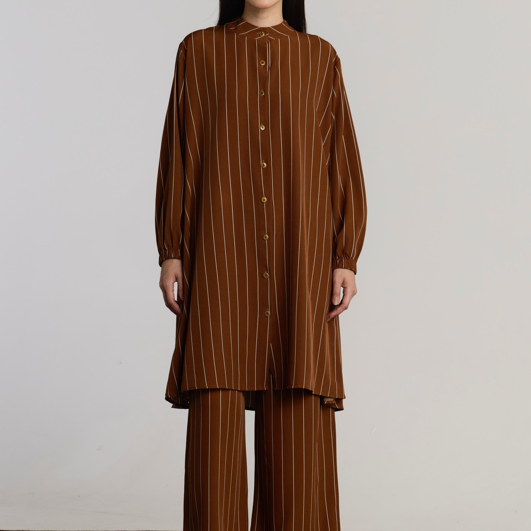 ELLIS BLOUSE - BROWN