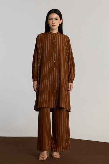 ELLIS BLOUSE - BROWN